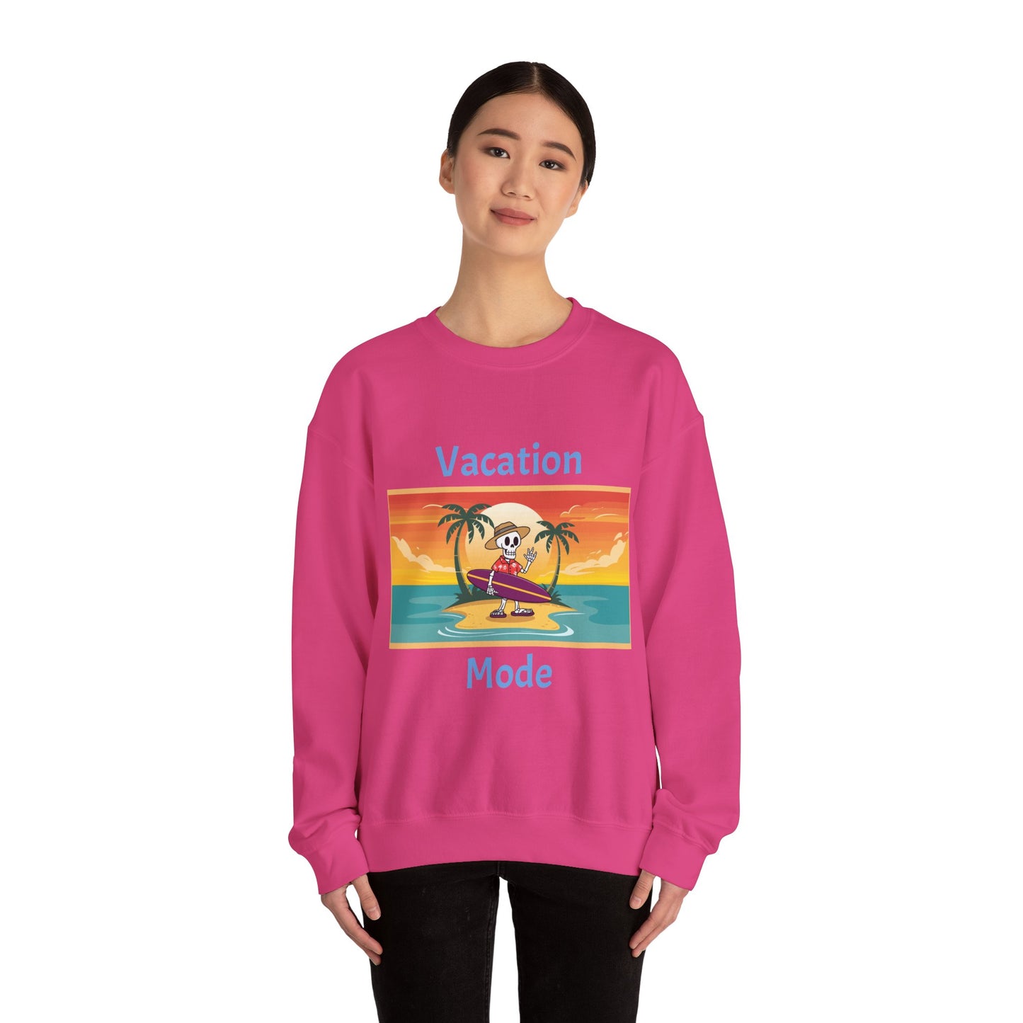 Vacation Mode Unisex Heavy Blend™ Crewneck Sweatshirt