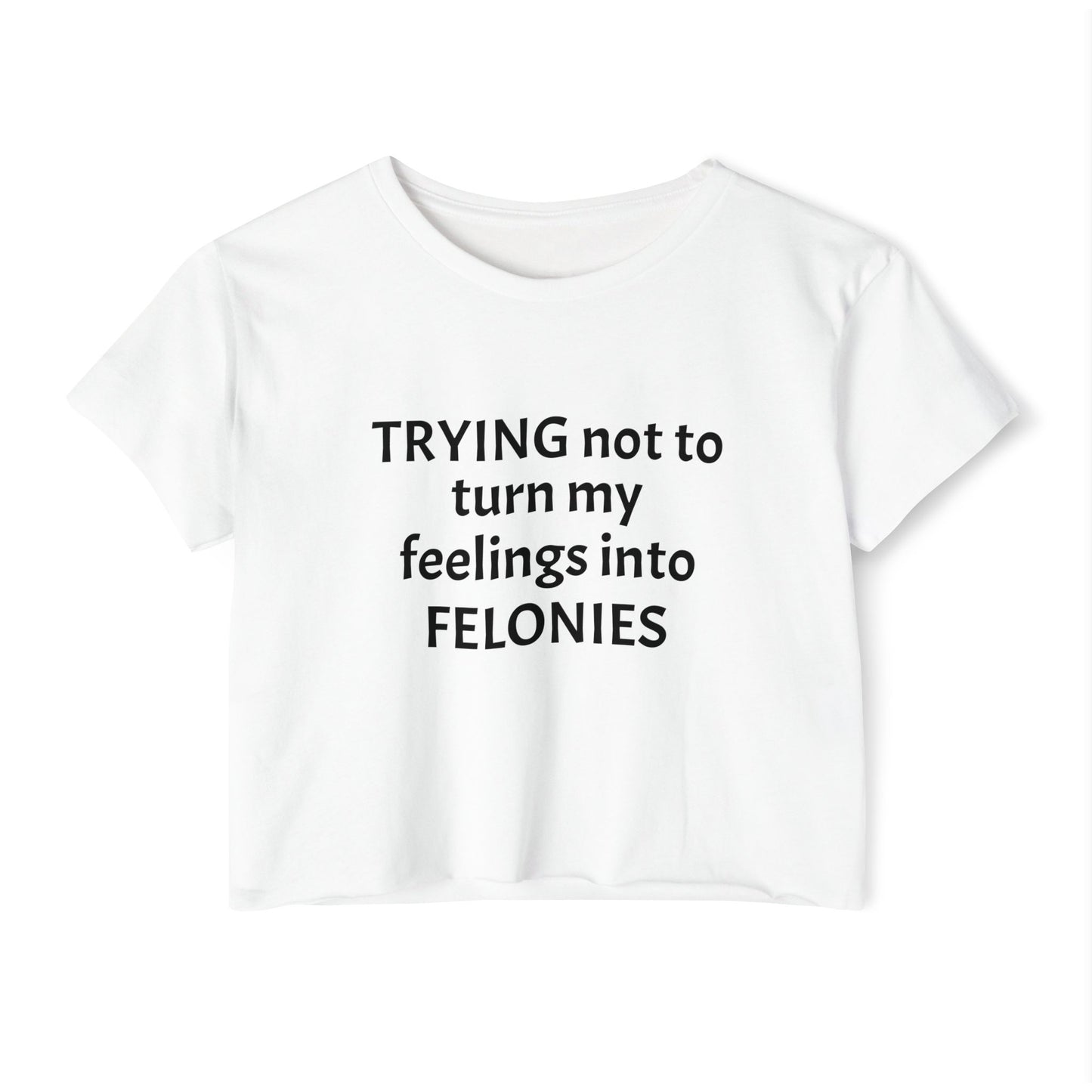 Festival Crop Top, Women's Casual Tee, Funny Graphic Top, Party Wear, Summer Vibes, Gift for Friends