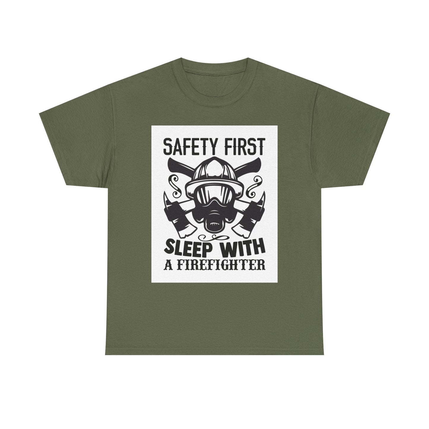 Safety First Firefighter Unisex Heavy Cotton Tee