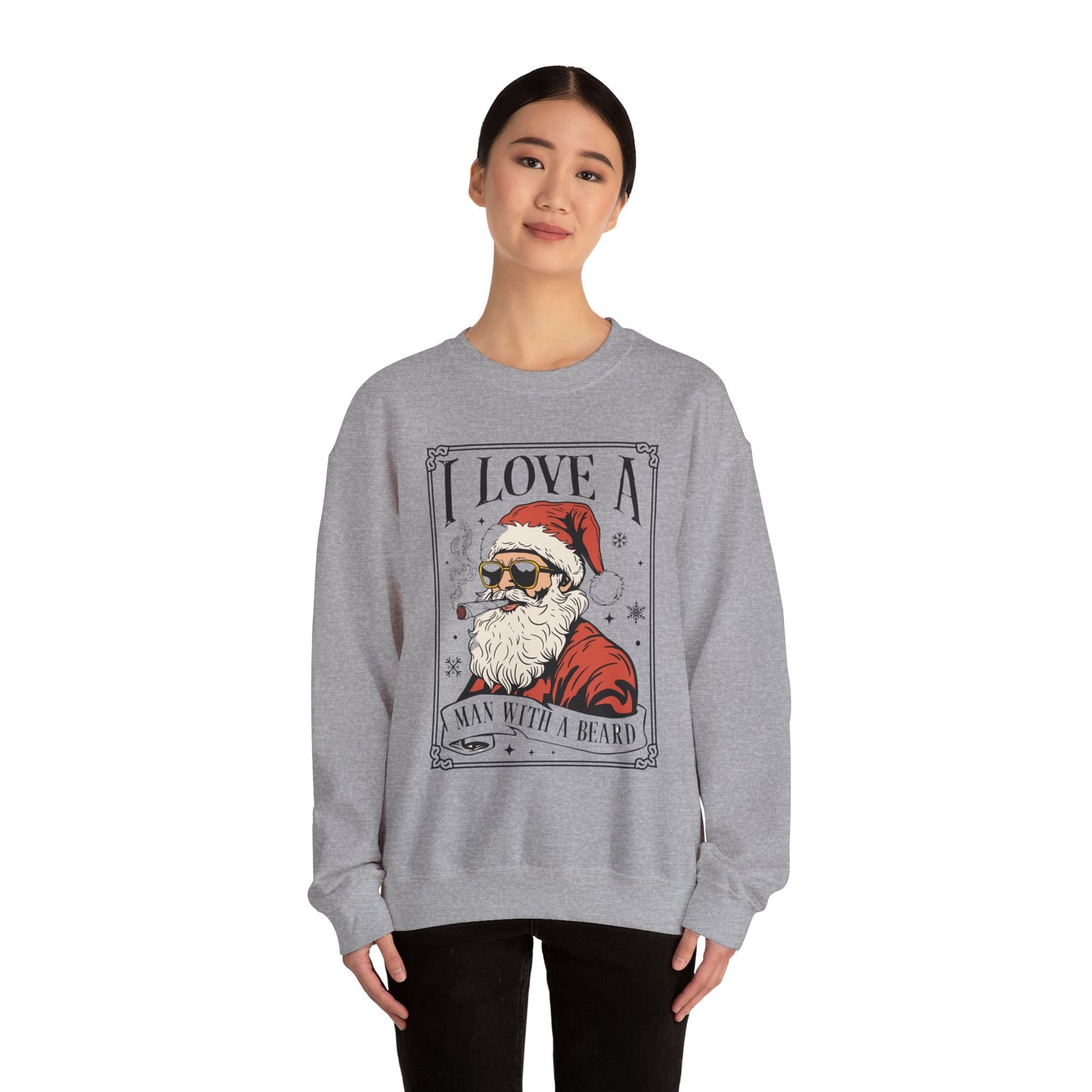 Sweatshirt - Cozy Holiday Crewneck, Christmas Gift, Unisex Pullover, Santa Vibes, Festive Apparel, Christmas, gift for her
