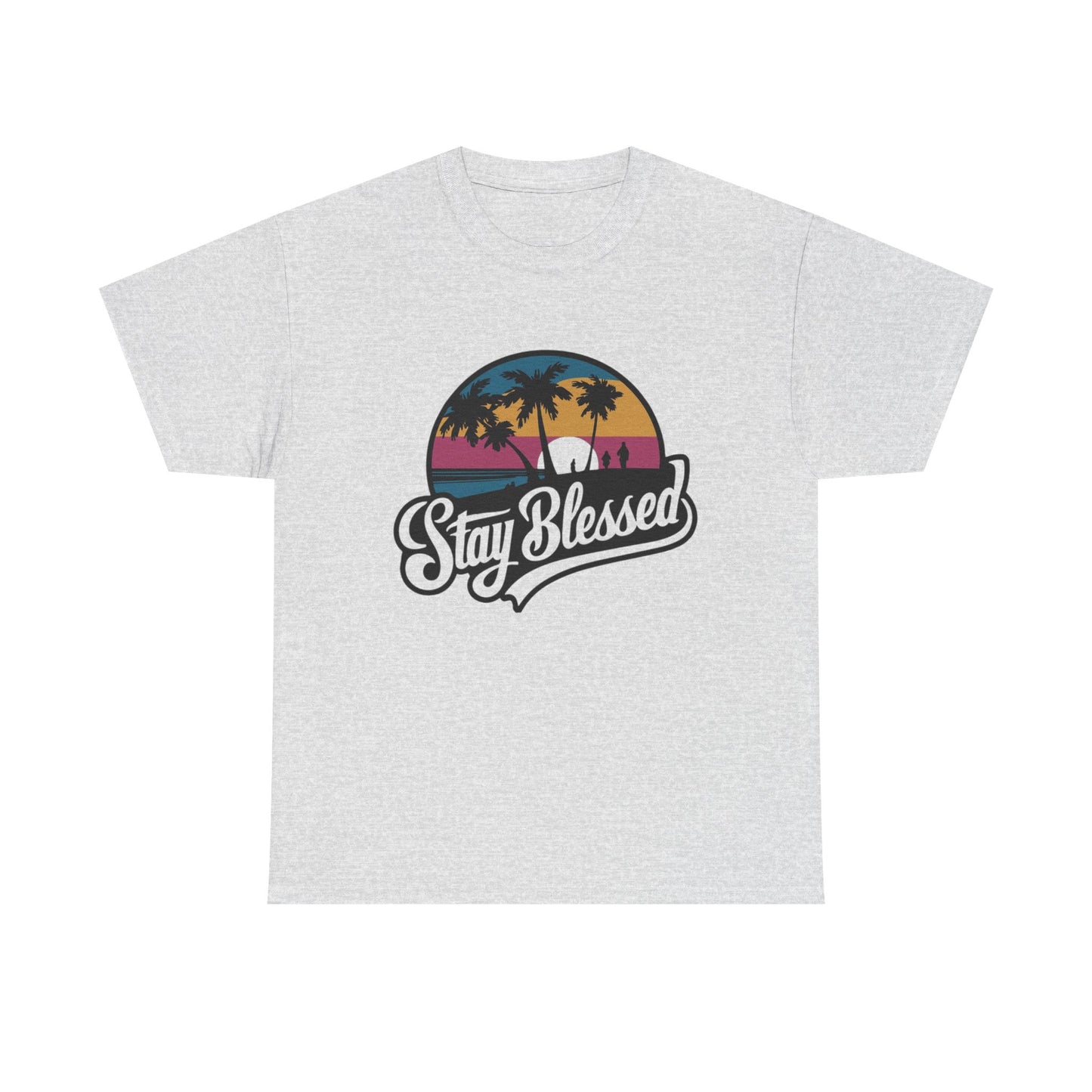 Stay Blessed Unisex Heavy Cotton Tee – Casual Comfort for Positive Vibes