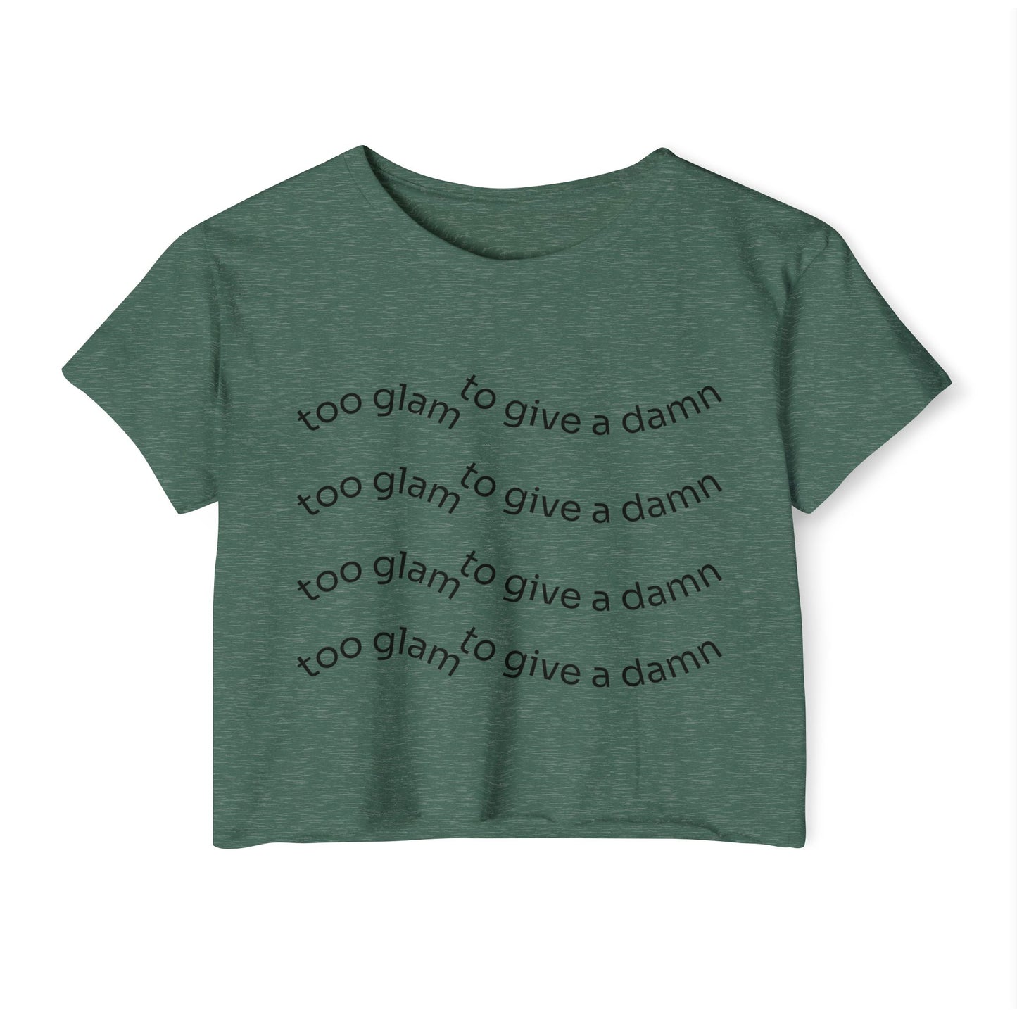 Chic Festival Crop Top, Women's Graphic Tee, Casual Summer Top, Trendy Clubwear, Gift for Her, Festival Fashion