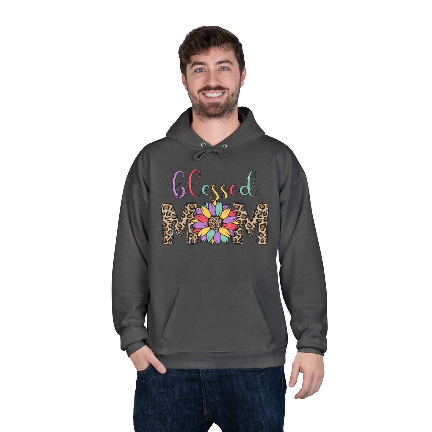 Blessed Mom Eco-Friendly Pullover Hoodie