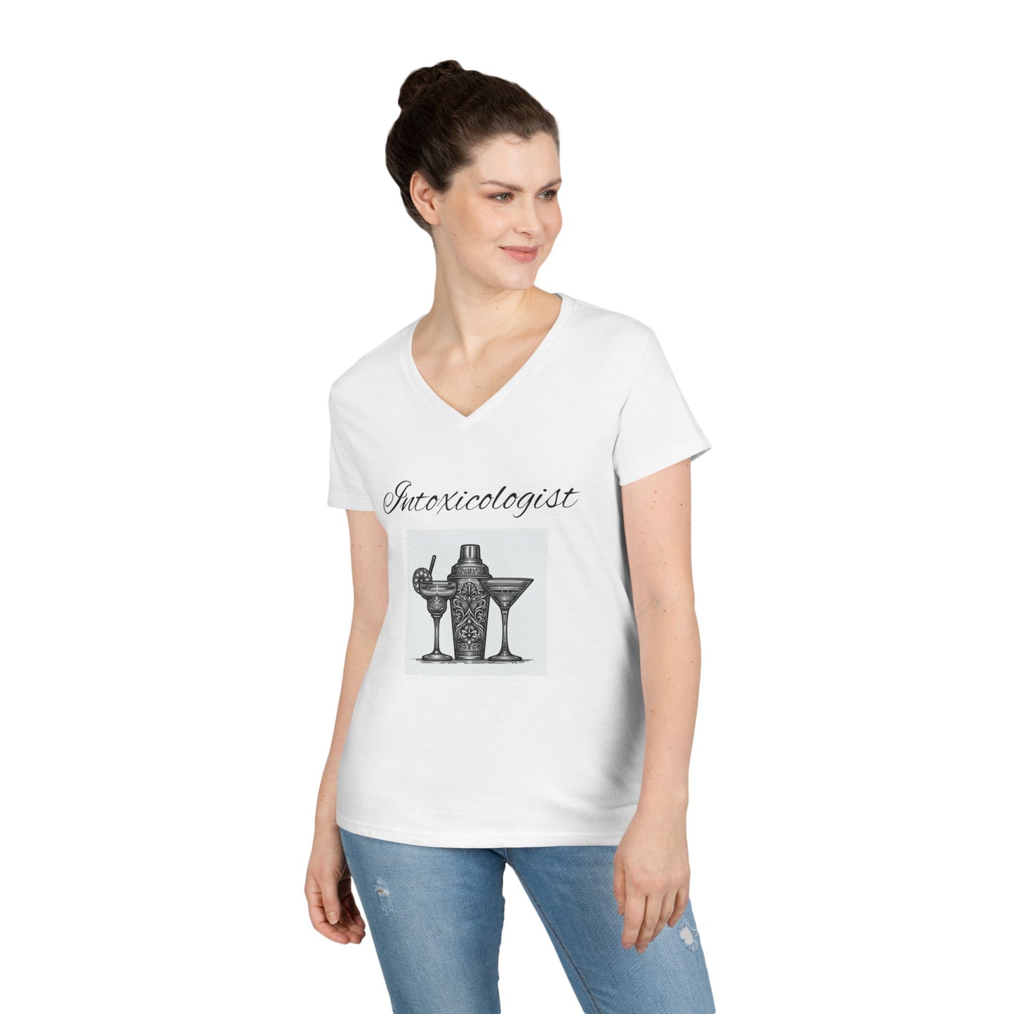 Ladies' V-Neck T-Shirt