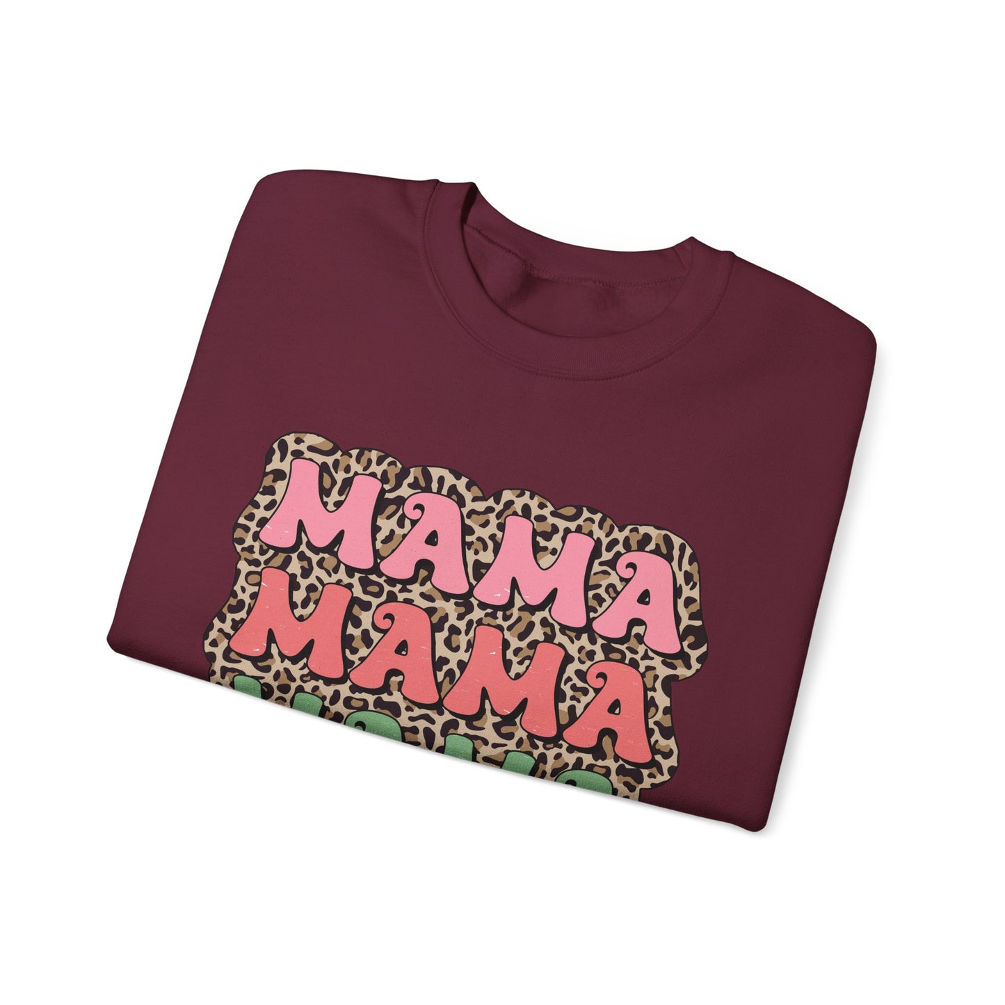 Mama Graphic Crewneck Sweatshirt - Stylish and Cozy for Moms