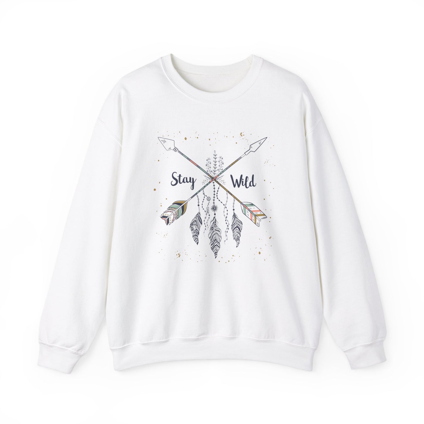Unisex Crewneck Sweatshirt - Stay Wild Design