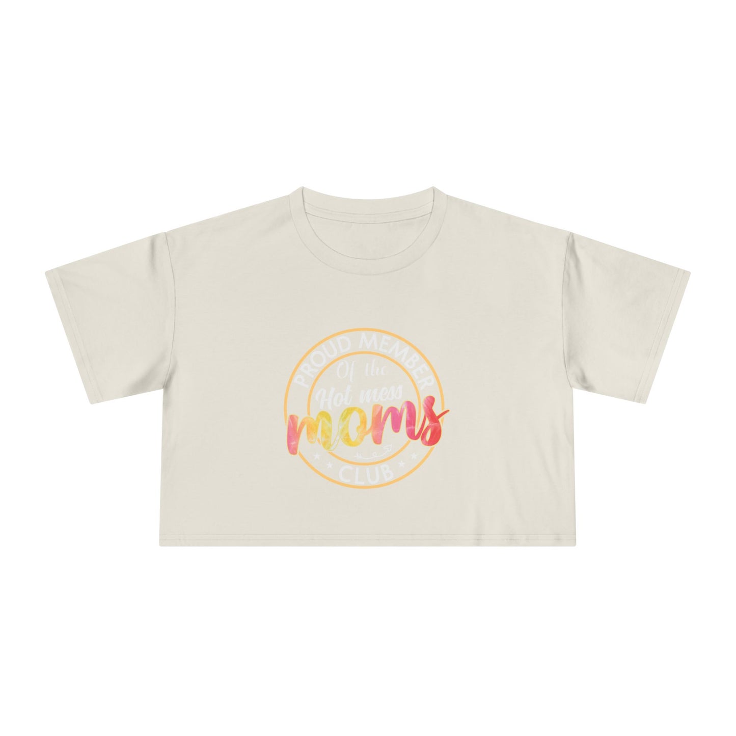 Stylish Mom Crop Tee | Trendy Women’s T-Shirt, Mother's Day Gift, Casual Wear, Summer Outfits, Relaxed Fit
