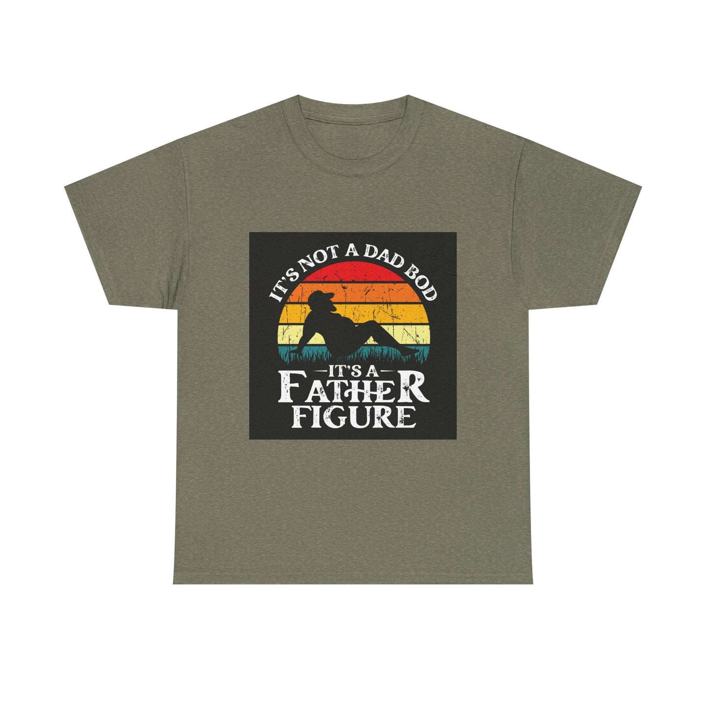Father Figure Unisex Heavy Cotton Tee - Perfect Gift for Dads, Celebrating Fatherhood
