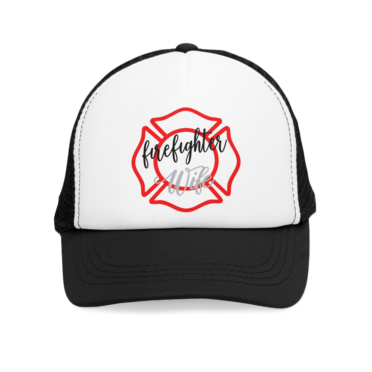 Firefighter Wife Mesh Cap - Stylish Trucker Hat for Supportive Spouses