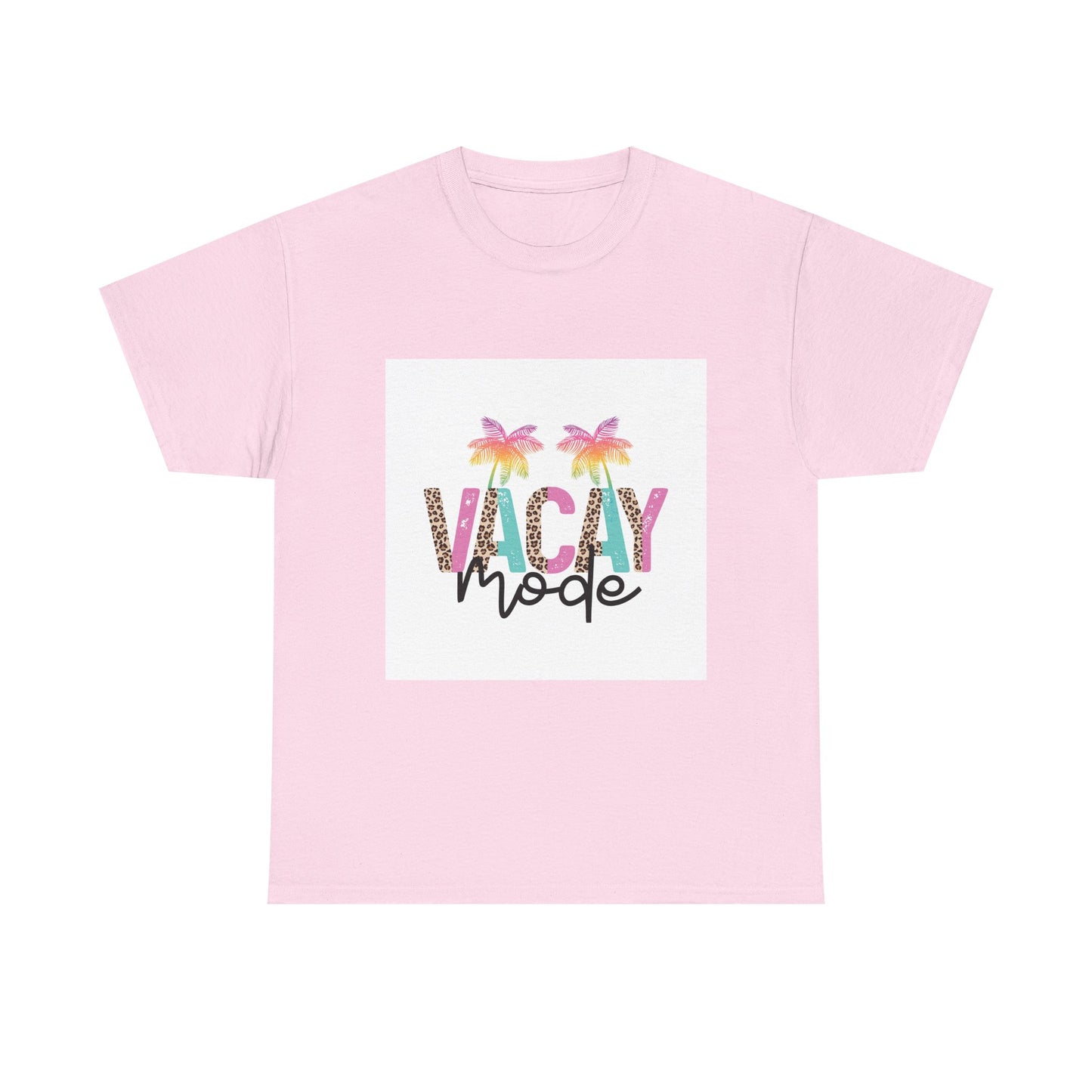 Vacay Mode Unisex Heavy Cotton Tee - Summer Vibes Tee for Travel Enthusiasts