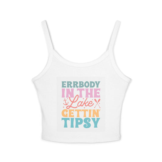 Errbody in the Lake Spaghetti Strap Tank Top - Summer Vibes, Perfect for Outdoor Fun!