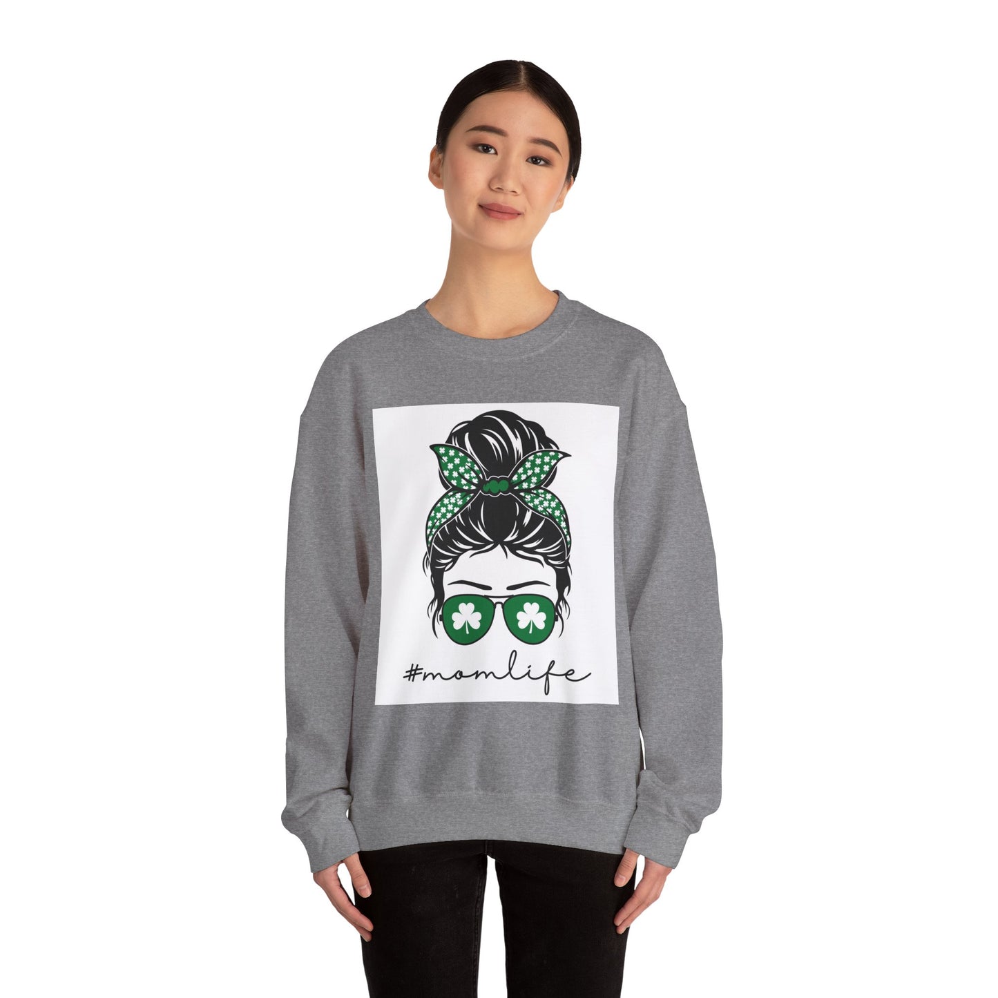 St. Patrick's Day #MomLife Sweatshirt