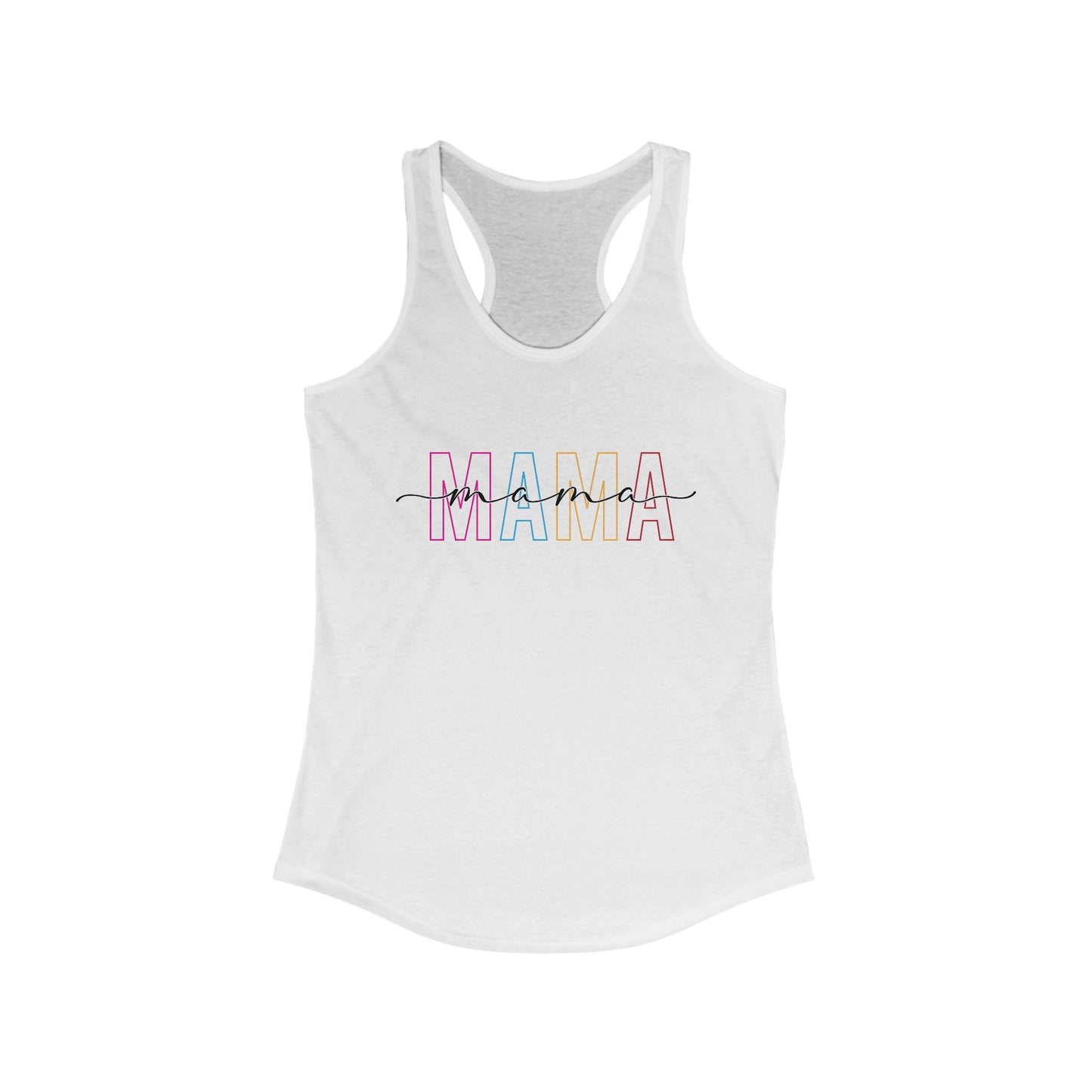 Mama Racerback Tank - Stylish Women's Fitness Top