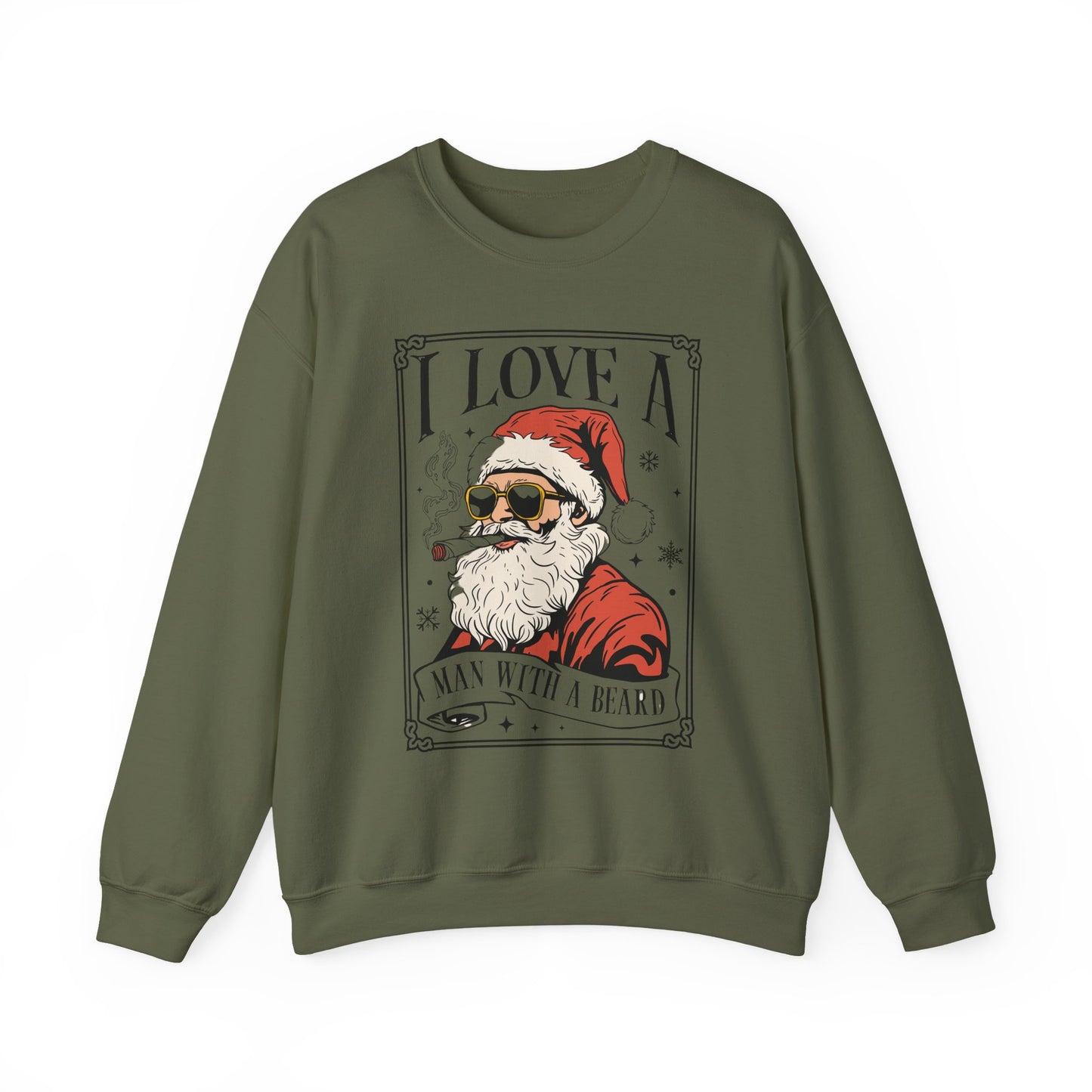 Sweatshirt - Cozy Holiday Crewneck, Christmas Gift, Unisex Pullover, Santa Vibes, Festive Apparel, Christmas, gift for her