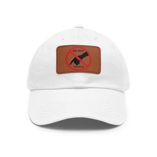 Stylish Dad Hat with Leather Patch - Perfect Gift for Dads, Unique Father's Day Accessory, Casual Wear, Everyday Fashion, Adjustable Cap