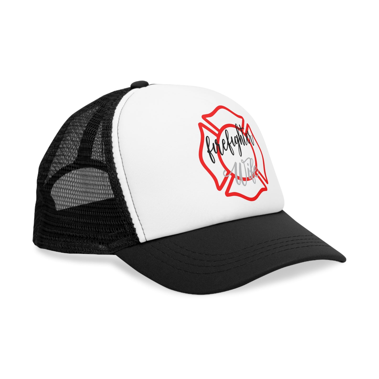 Firefighter Wife Mesh Cap - Stylish Trucker Hat for Supportive Spouses