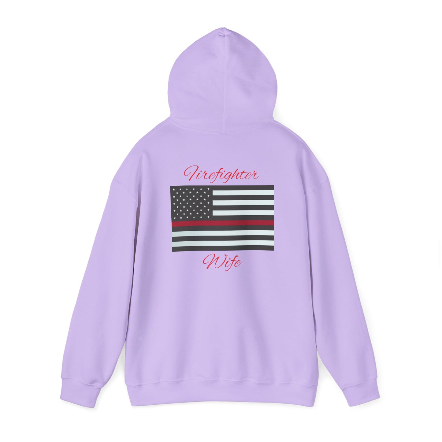 Firefighter Wife Hooded Sweatshirt - Unisex Heavy Blend™ - Support & Honor