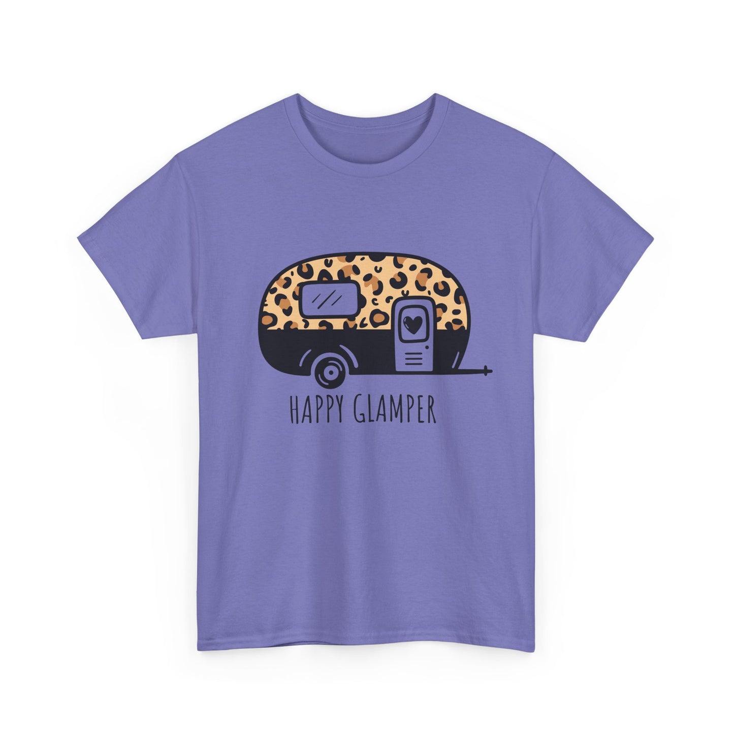 Happy Glamper Unisex Heavy Cotton Tee - Perfect for Camping Lovers