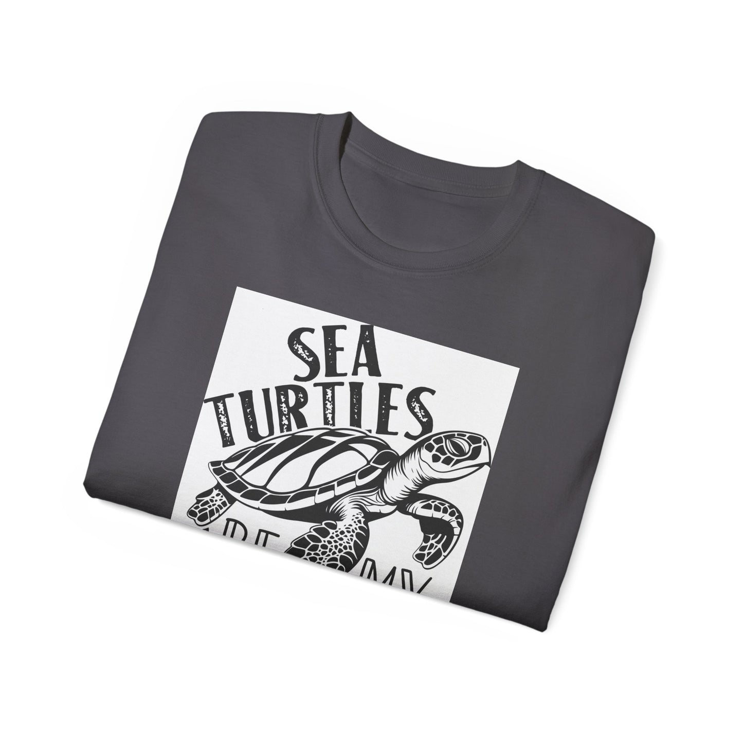 Sea Turtles Spirit Animal Unisex Ultra Cotton Tee - Eco-Friendly Nature Shirt