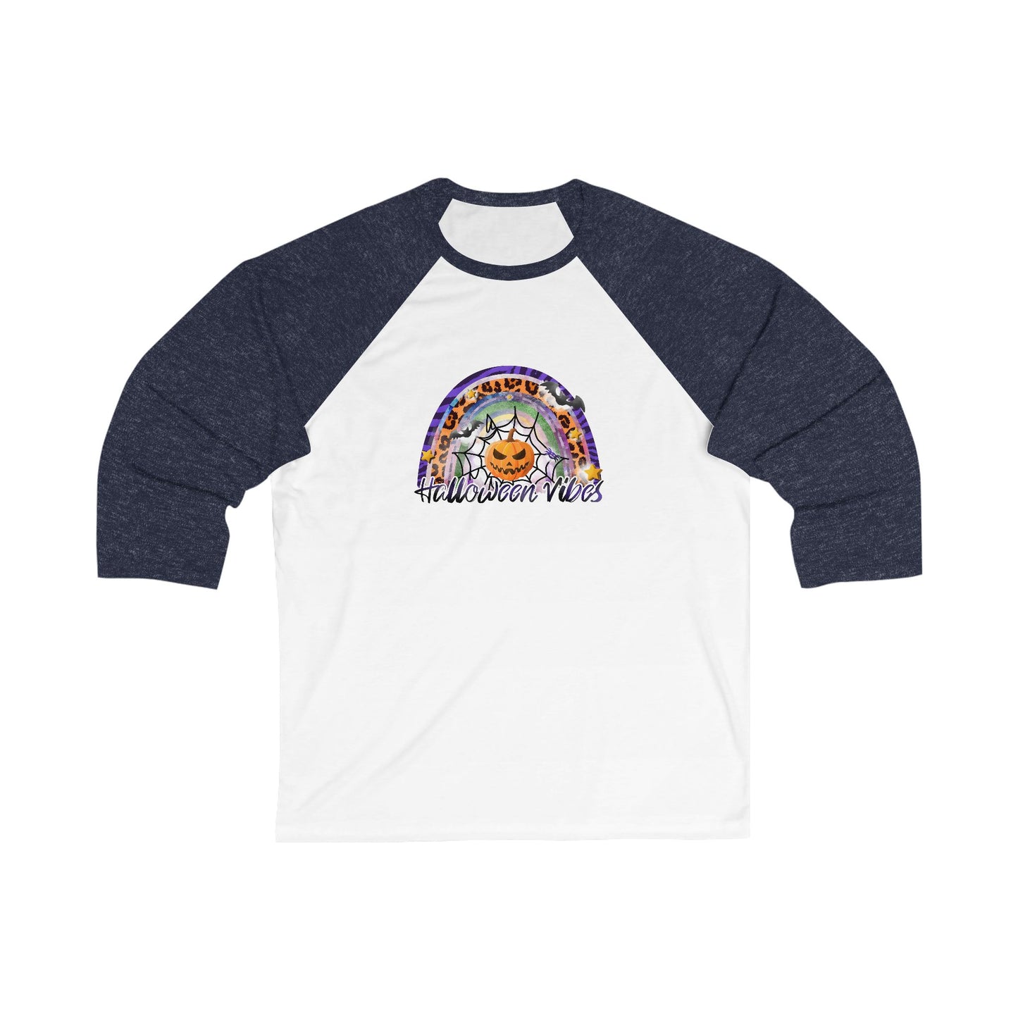 Halloween Vibes Unisex Baseball Tee, Fall Shirt for Men and Women, Spooky Season Apparel, Halloween Party Outfit, Cute Casual Top