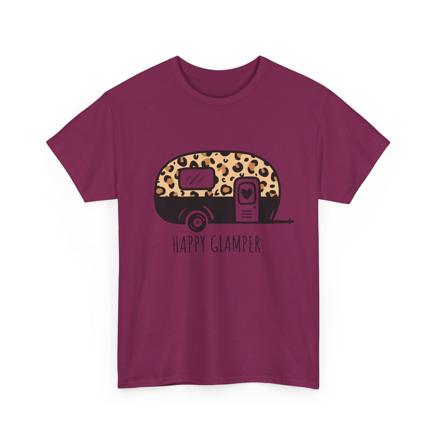 Happy Glamper Unisex Heavy Cotton Tee - Perfect for Camping Lovers