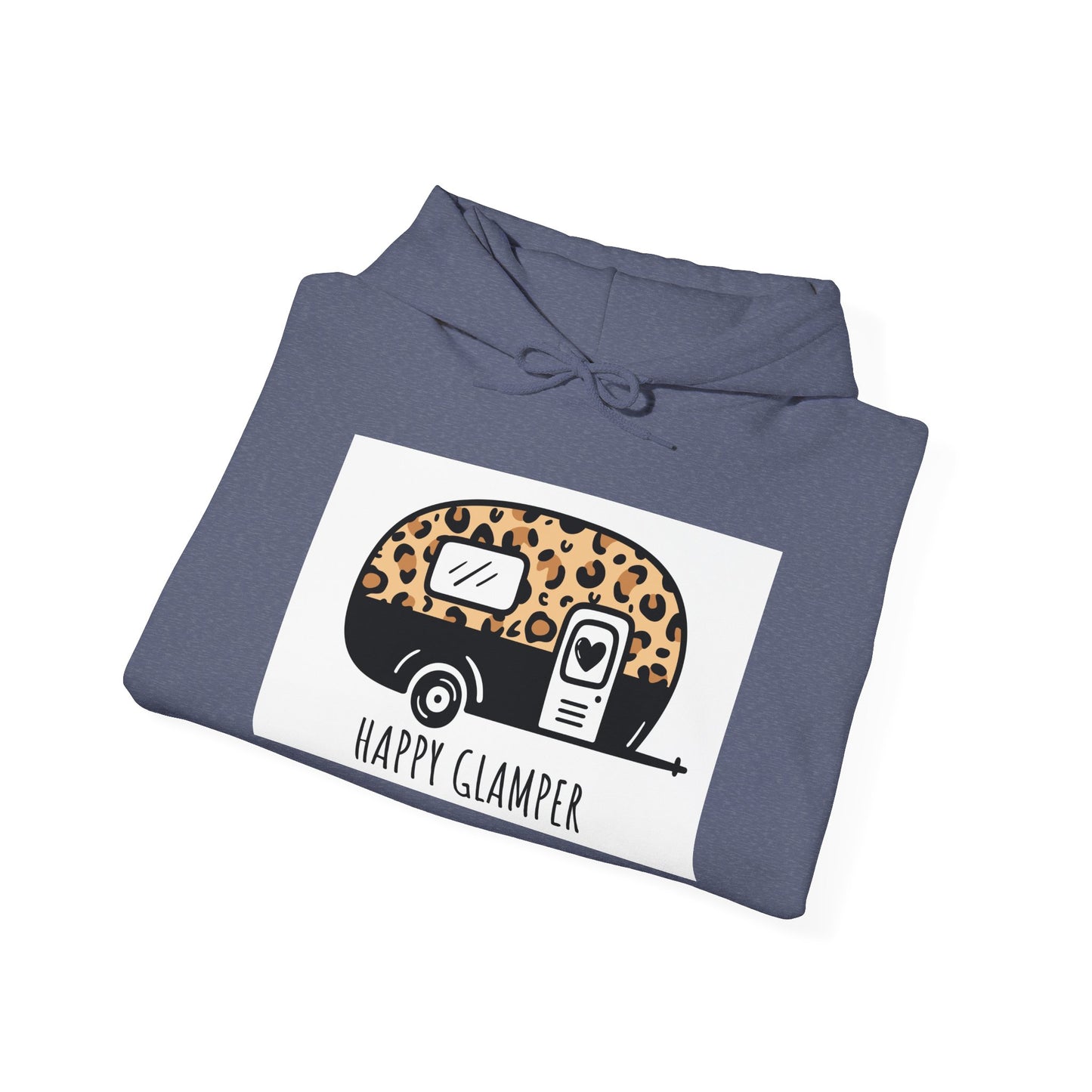 Happy Glamper Unisex Heavy Blend™ Hoodie - Cozy Camping Sweatshirt