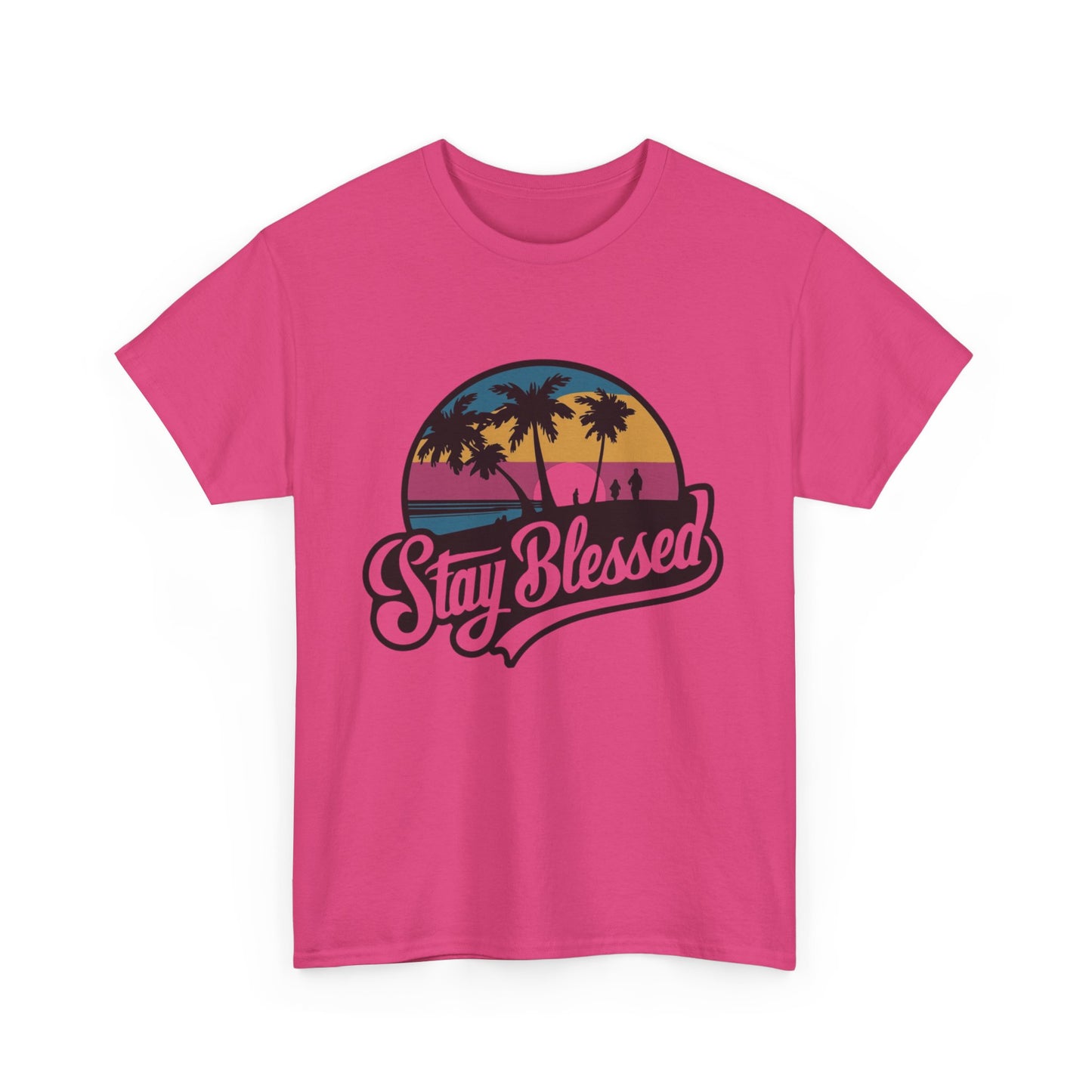 Stay Blessed Unisex Heavy Cotton Tee – Casual Comfort for Positive Vibes