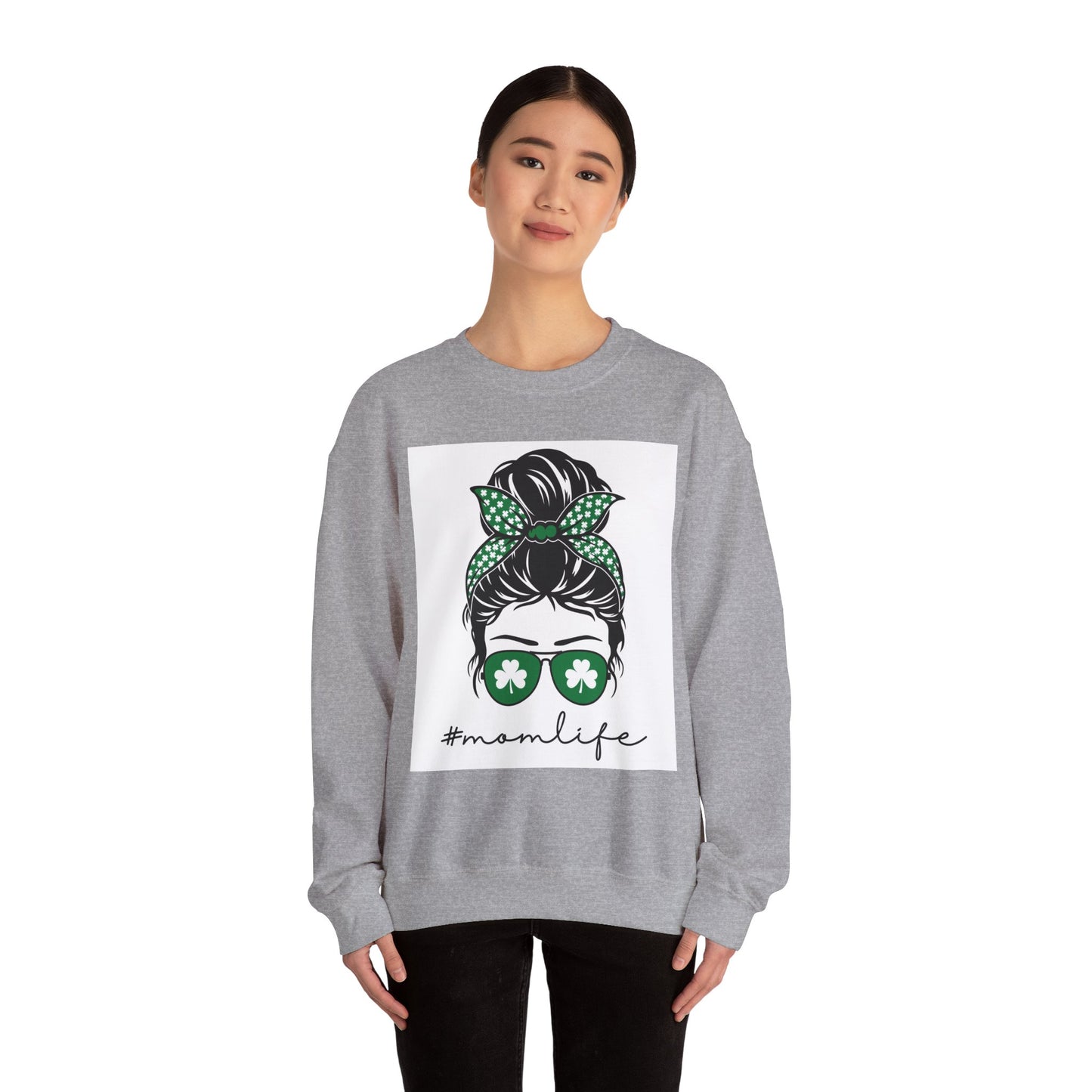 St. Patrick's Day #MomLife Sweatshirt