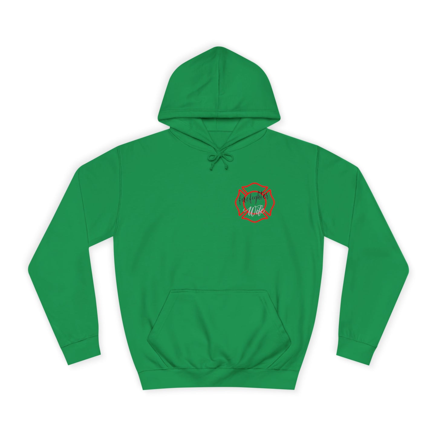 Firefighter Wife Unisex College Hoodie – Stylish Comfort for Celebrating Love & Dedication
