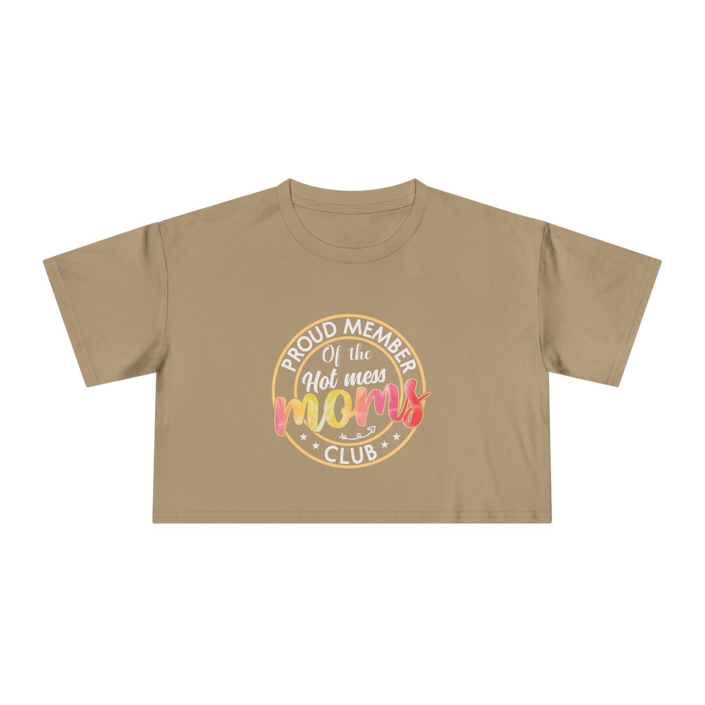 Stylish Mom Crop Tee | Trendy Women’s T-Shirt, Mother's Day Gift, Casual Wear, Summer Outfits, Relaxed Fit