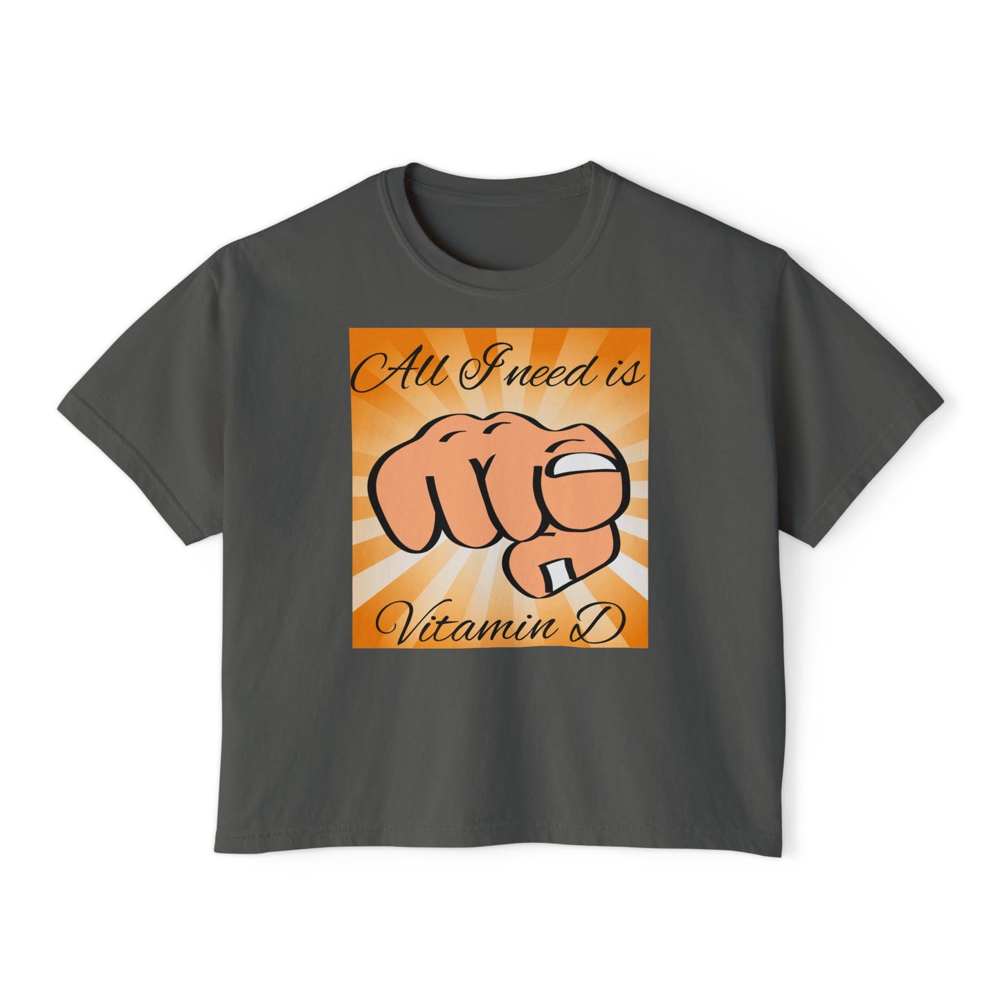 Vitamin D Women's Boxy Tee - Perfect for Sun Lovers