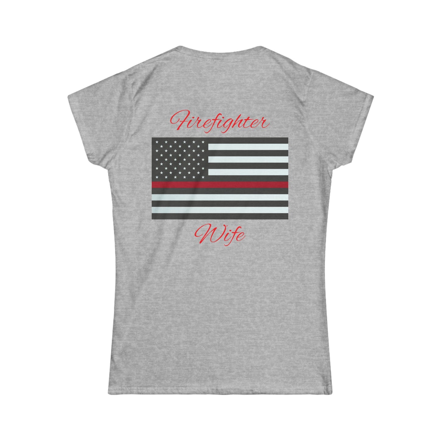 Firefighter Wife Women's Softstyle Tee - Support Your Hero
