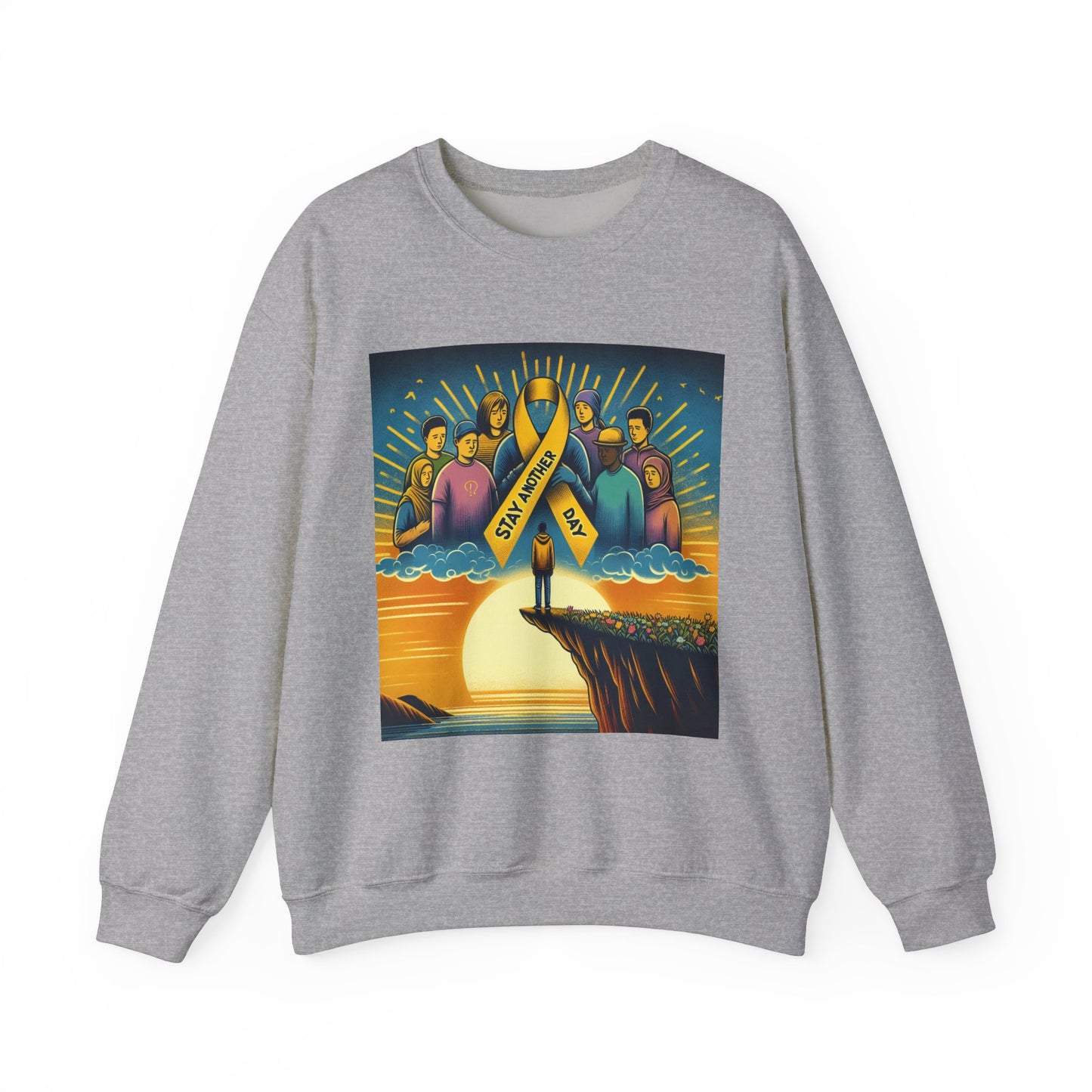 Suicide Prevention Awareness Sweatshirt, Stay Another Day, You Matter, Mental Health Support, Crewneck Jumper, Unisex Hoodie