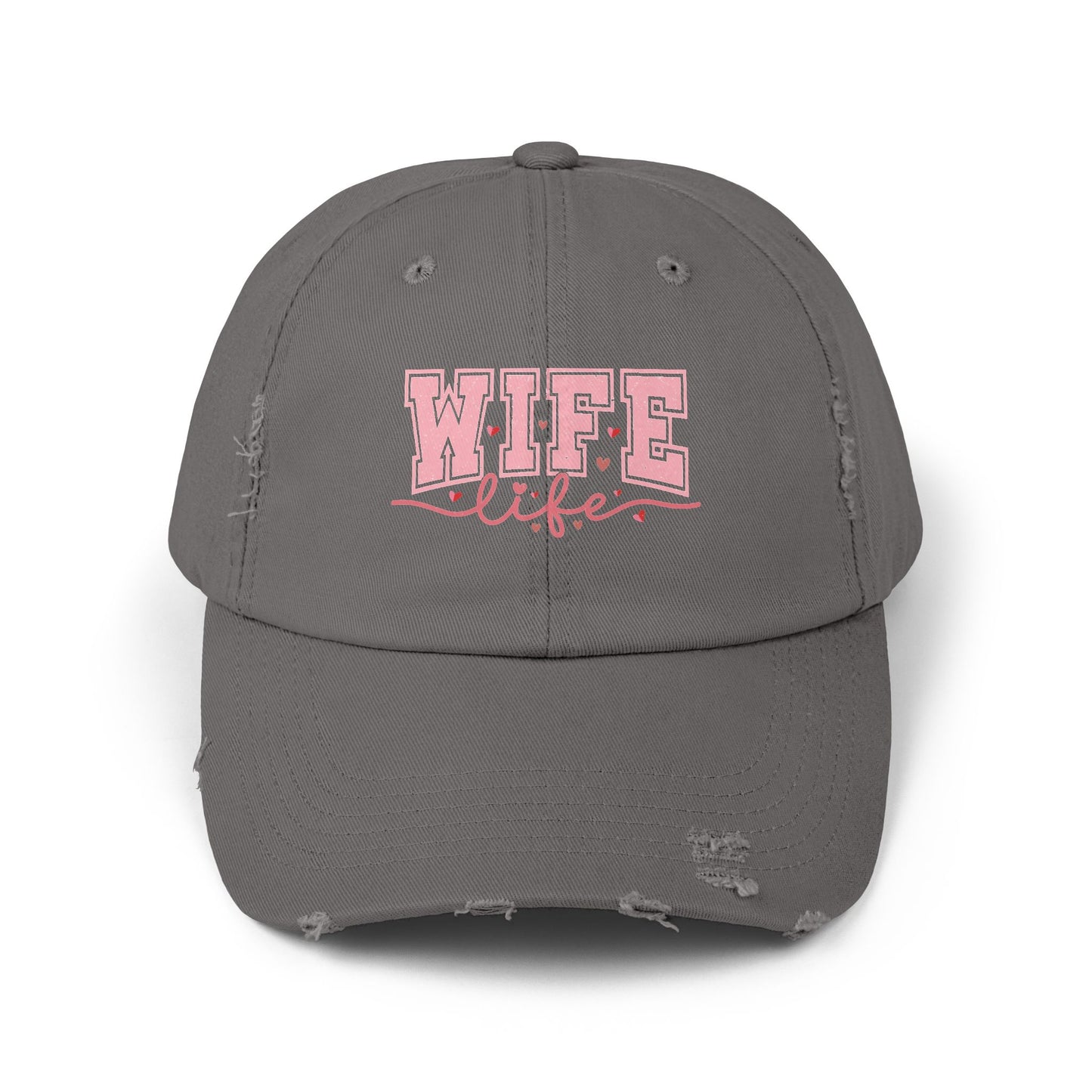 Distressed 'WIFE LIFE' Cap - Perfect Gift for Wives and Moms