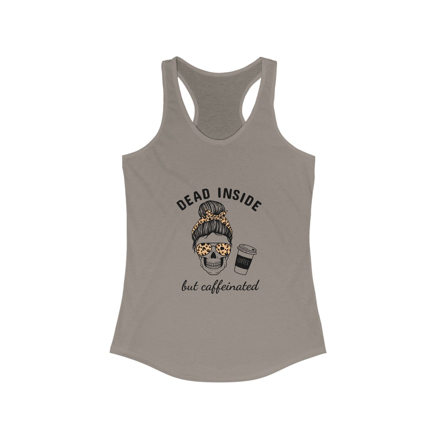 Caffeine Queen Racerback Tank – Perfect for Coffee Lovers