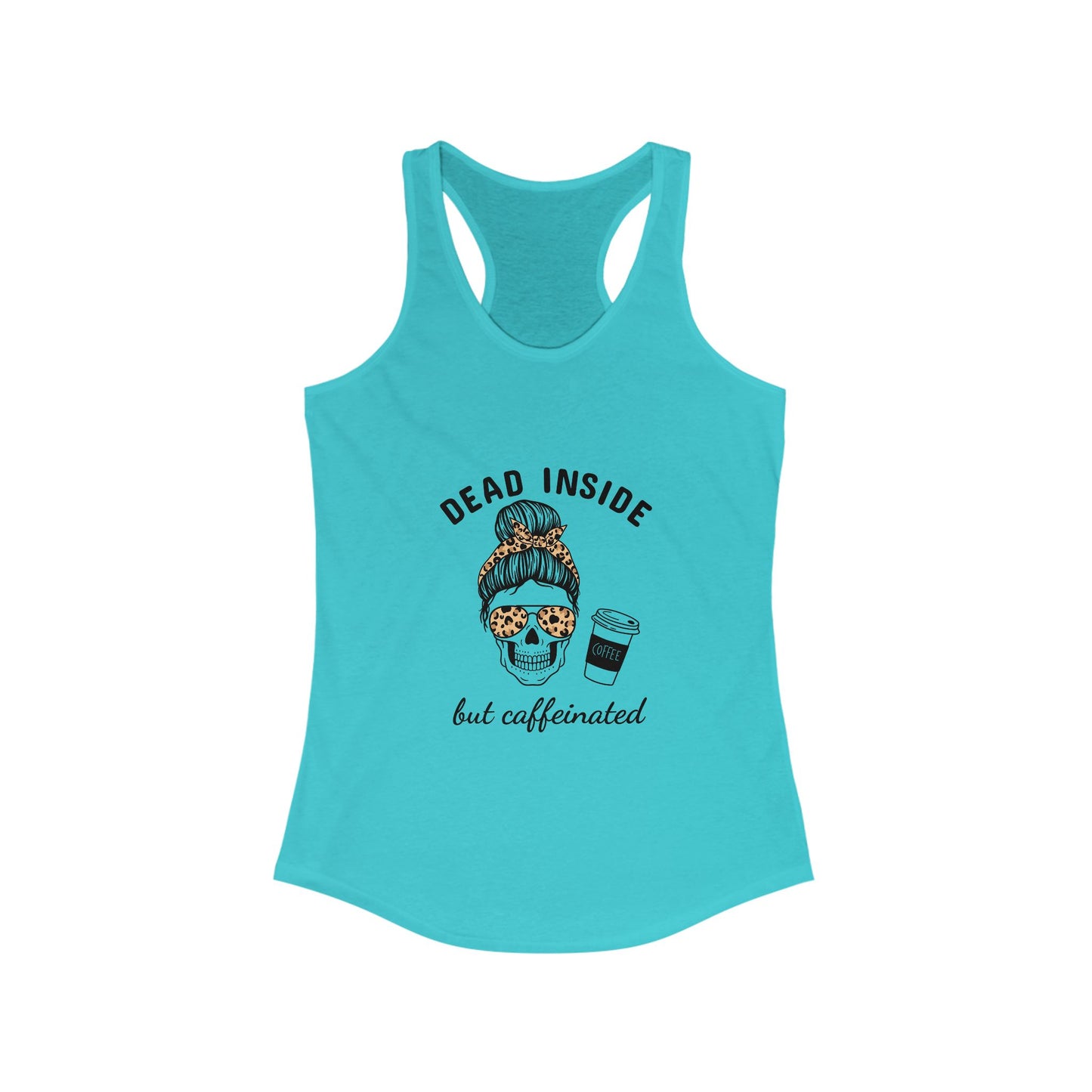 Caffeine Queen Racerback Tank – Perfect for Coffee Lovers