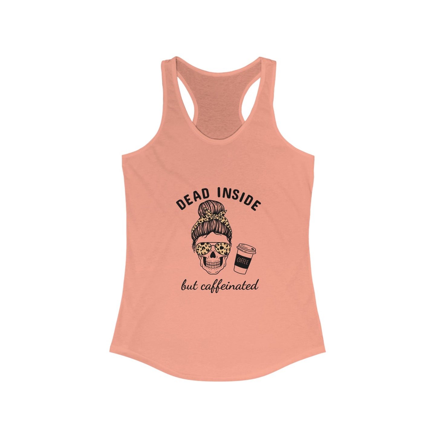 Caffeine Queen Racerback Tank – Perfect for Coffee Lovers