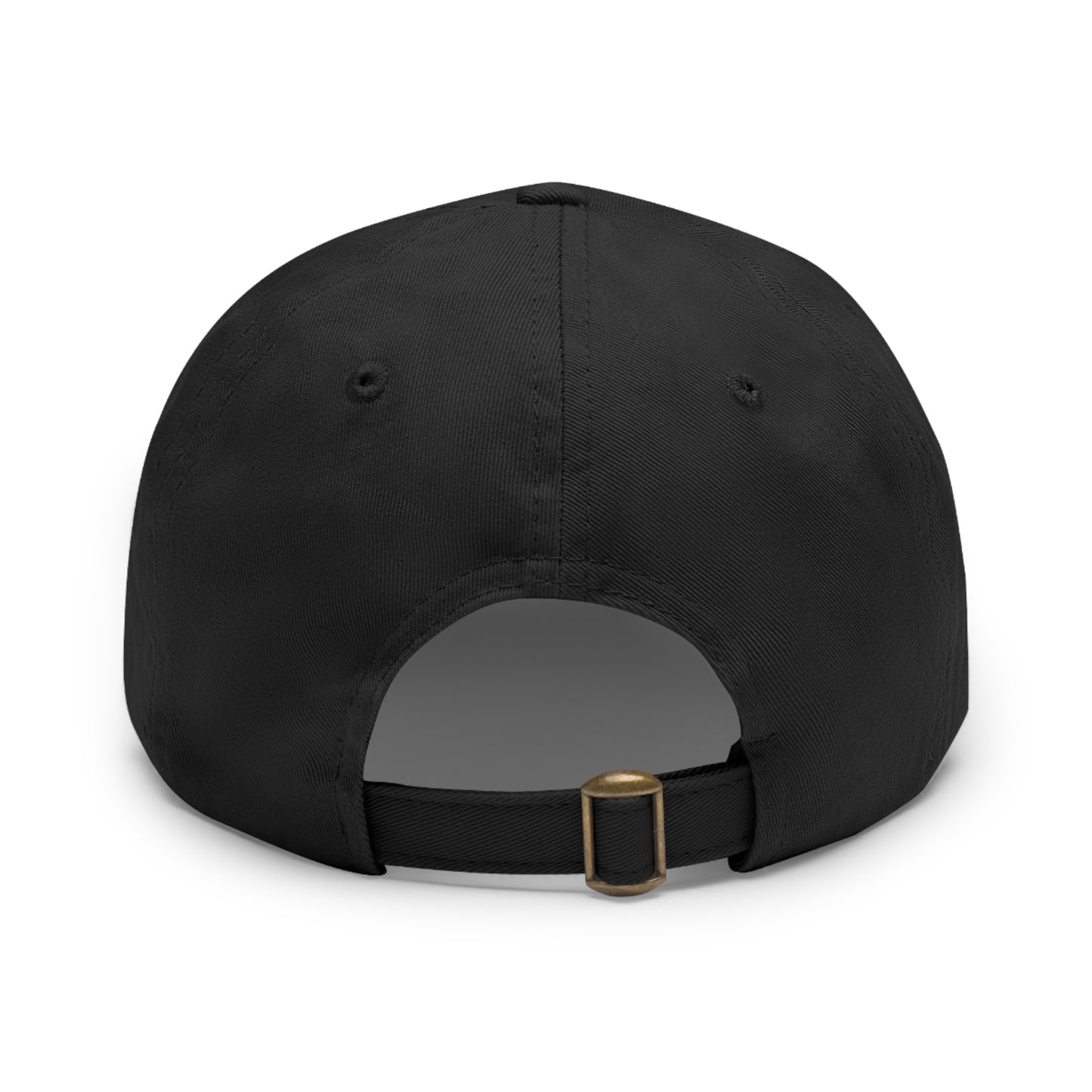 Dad Hat with Leather Patch (Rectangle) (Copy)