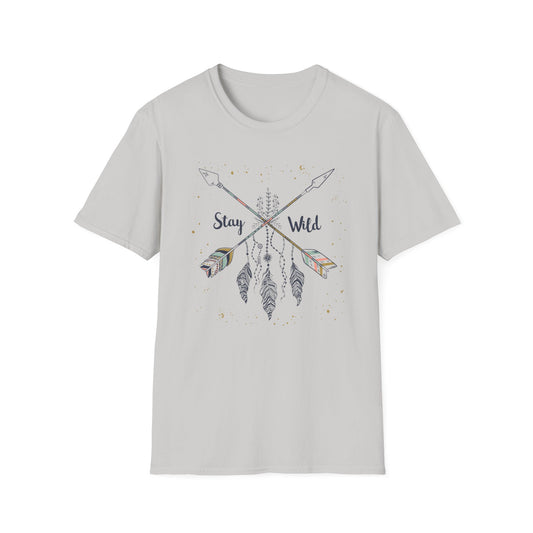 Stay Wild Unisex Softstyle T-Shirt - Adventure & Freedom Vibe