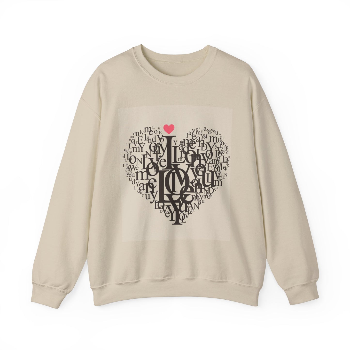 Heartfelt Love Sweatshirt - Unisex Heavy Blend™ Crewneck for Comfort and Connection