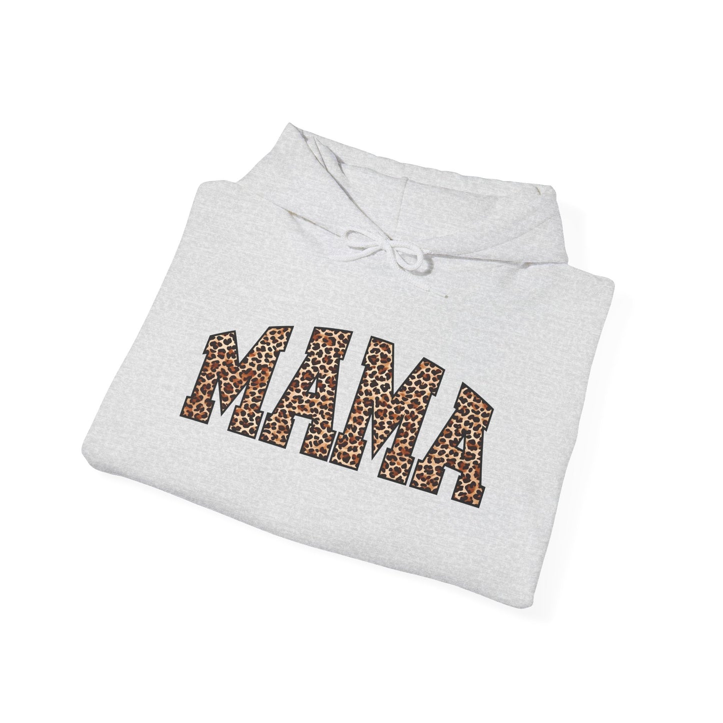 Mama Leopard Print Hoodie - Cozy Unisex Sweatshirt for Moms