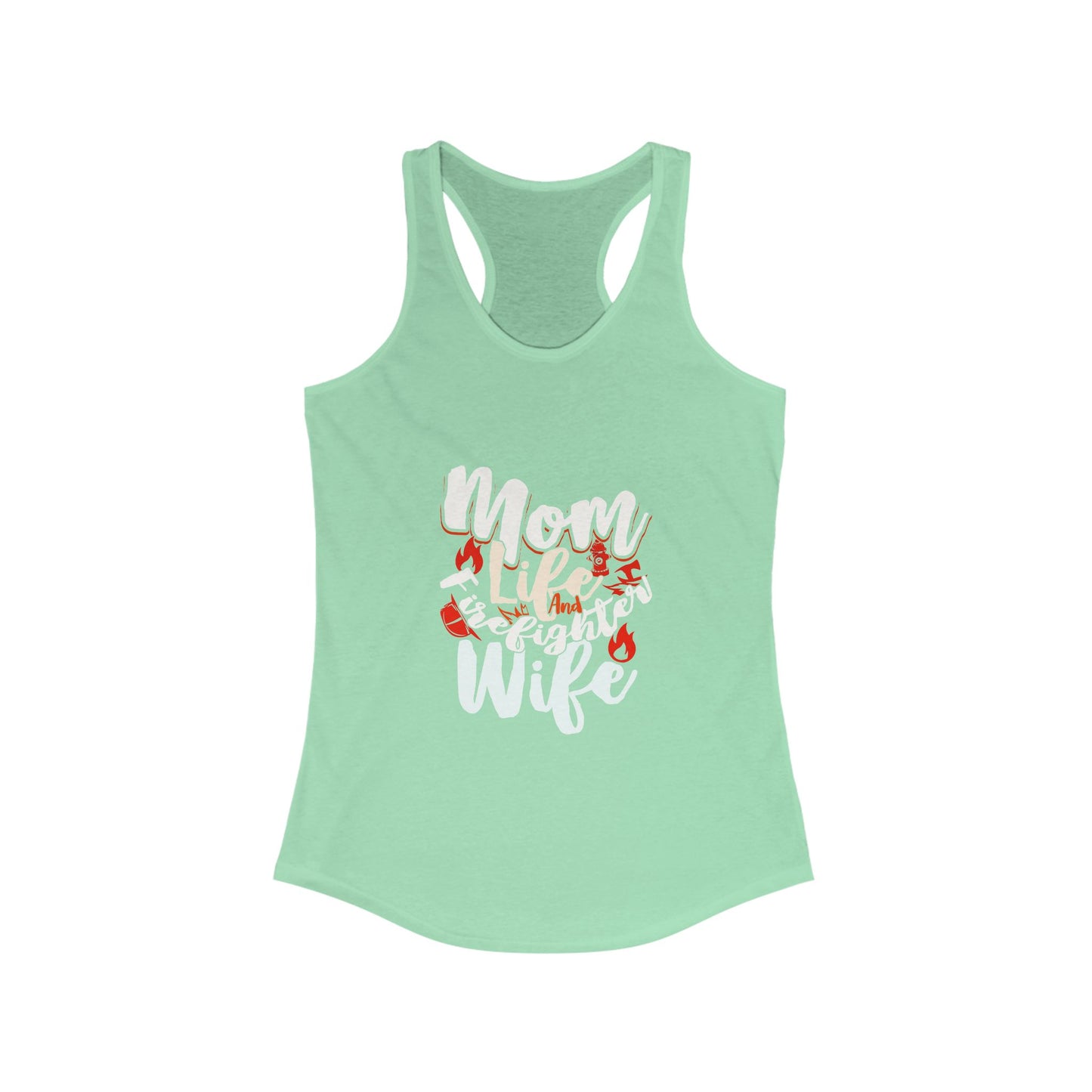 Mom Life Racerback Tank Top - Perfect Gift for Wives - Lightweight Summer Top