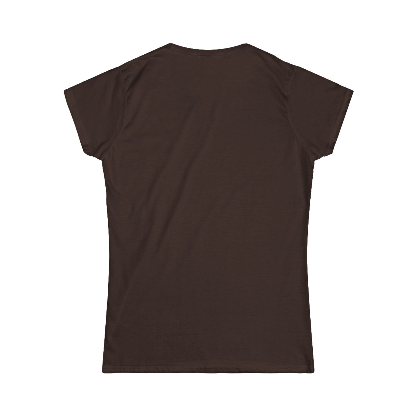 Cute Raccoon Relaxing Women's Softstyle Tee – Perfect for Nature Lovers!