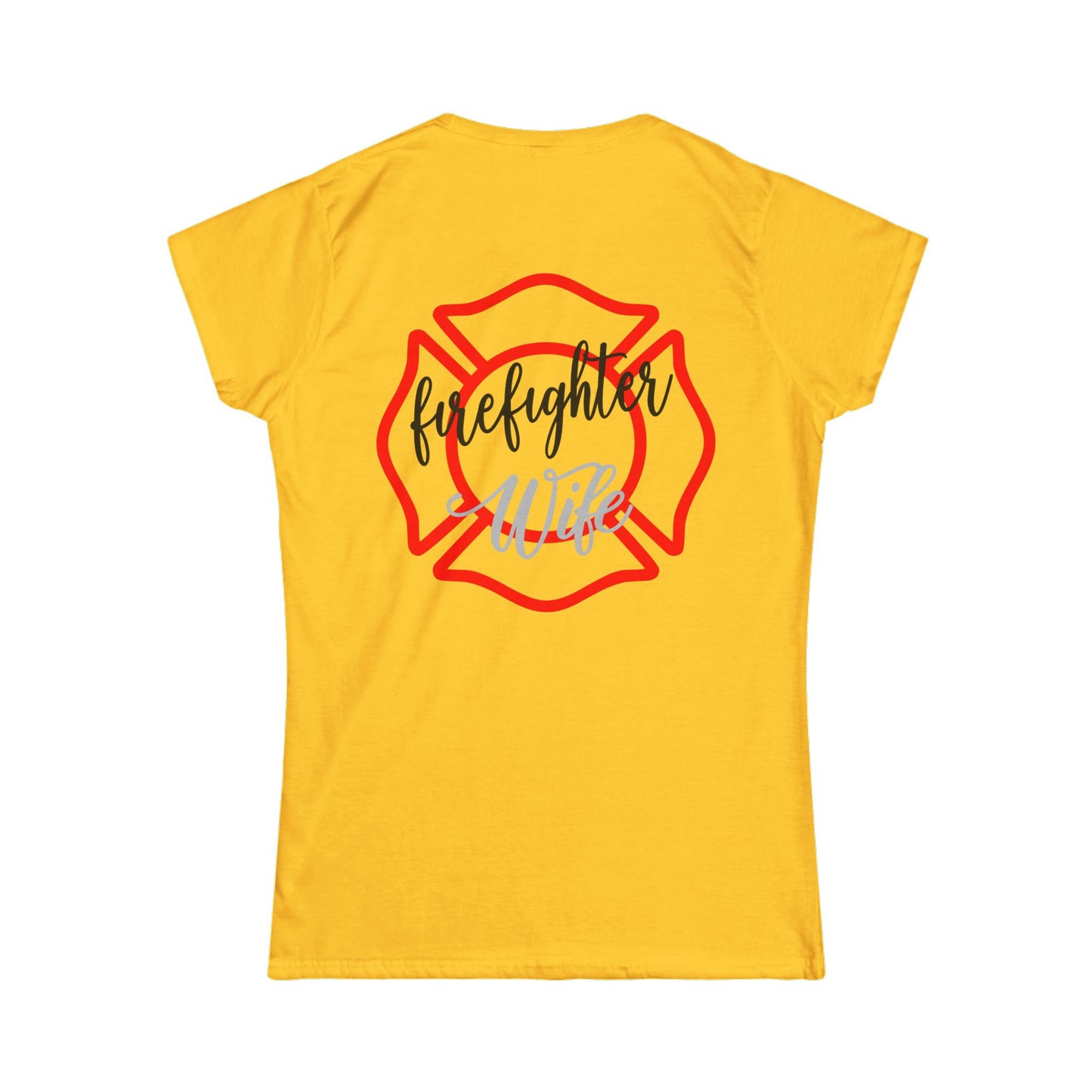 #FireWife Women's Softstyle Tee - Celebrate Your Firefighter Love