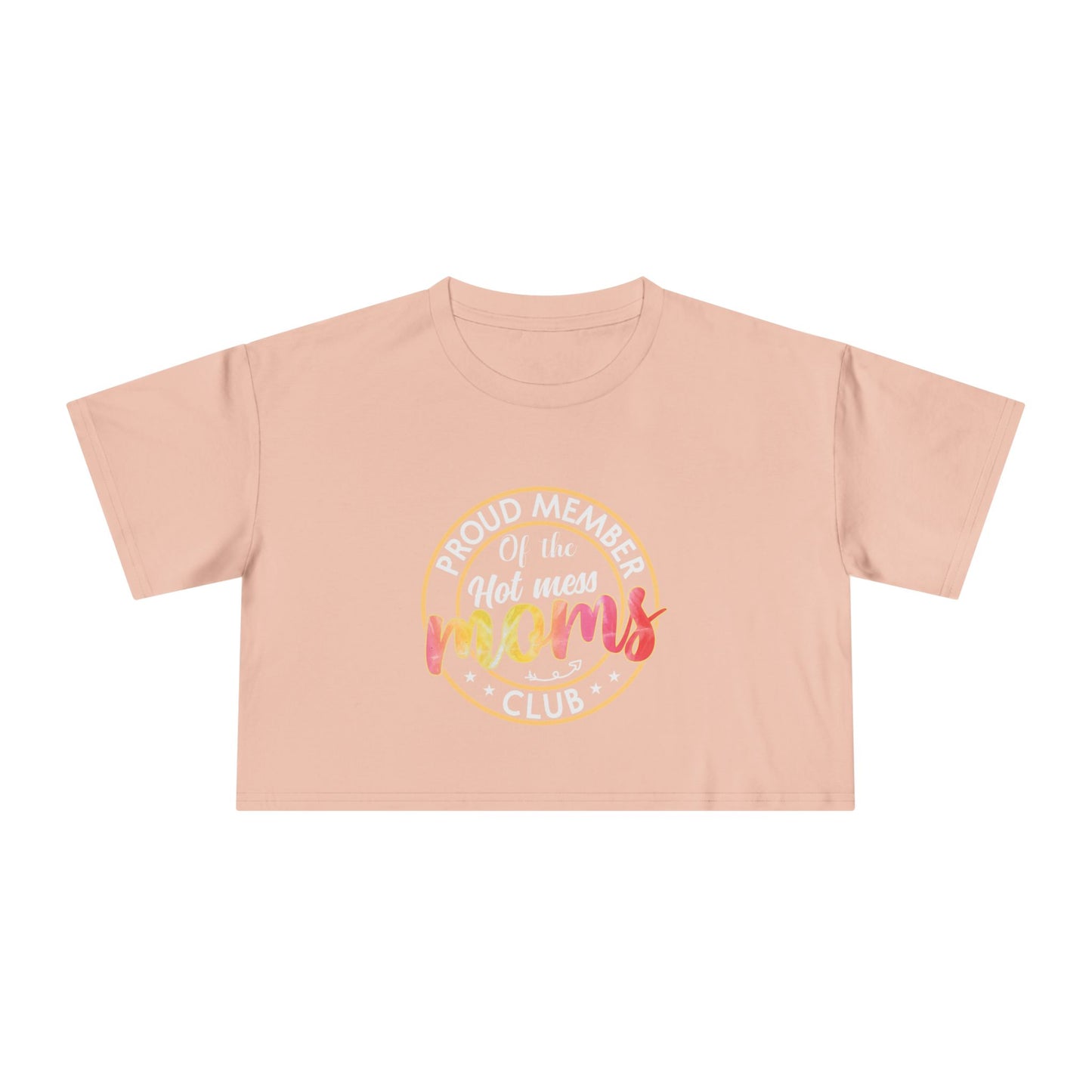 Stylish Mom Crop Tee | Trendy Women’s T-Shirt, Mother's Day Gift, Casual Wear, Summer Outfits, Relaxed Fit