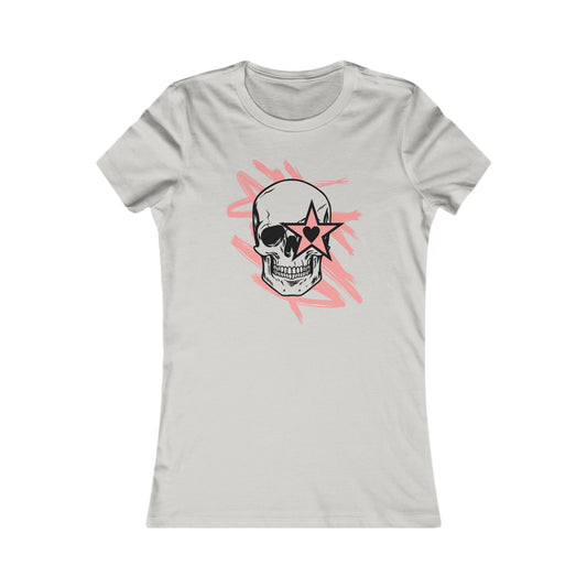 Edgy Skull Graphic Tee for Women - Perfect for Casual Outfits or Festivals