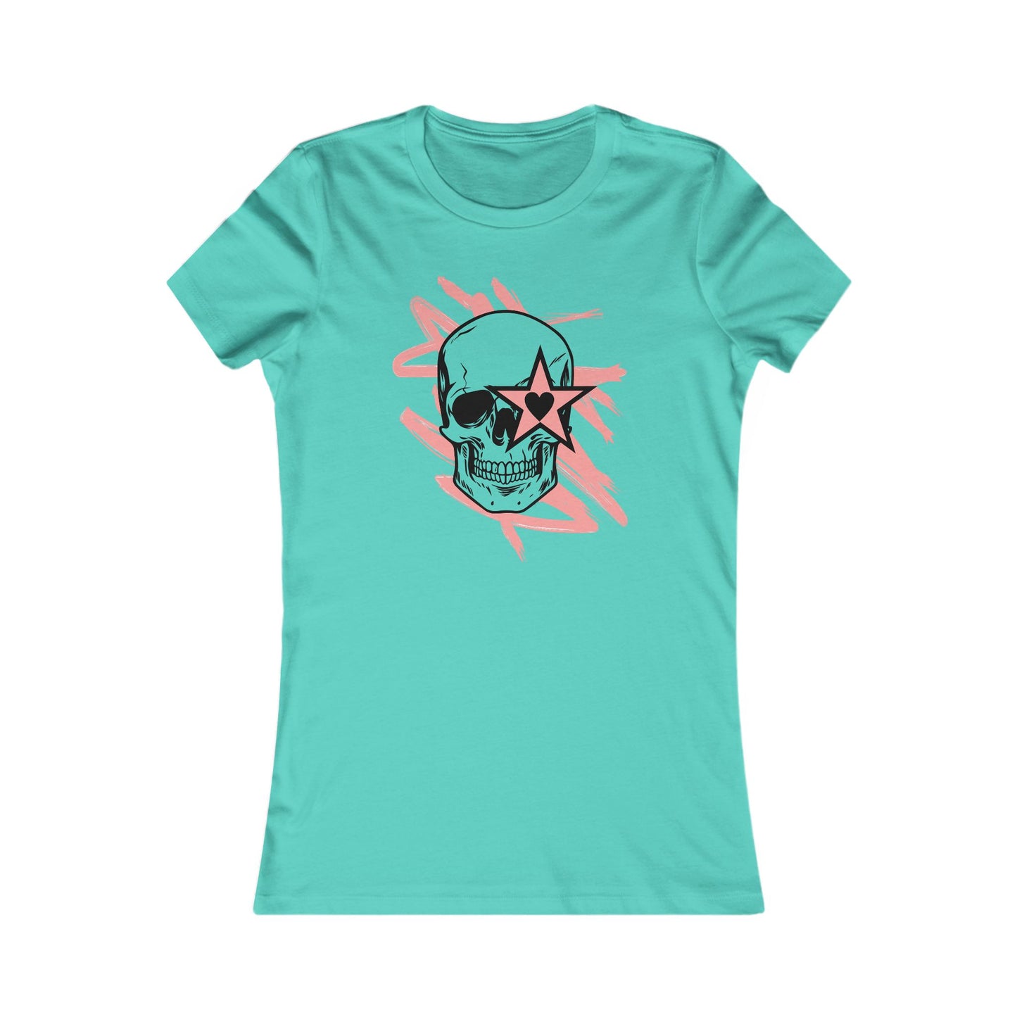 Edgy Skull Graphic Tee for Women - Perfect for Casual Outfits or Festivals