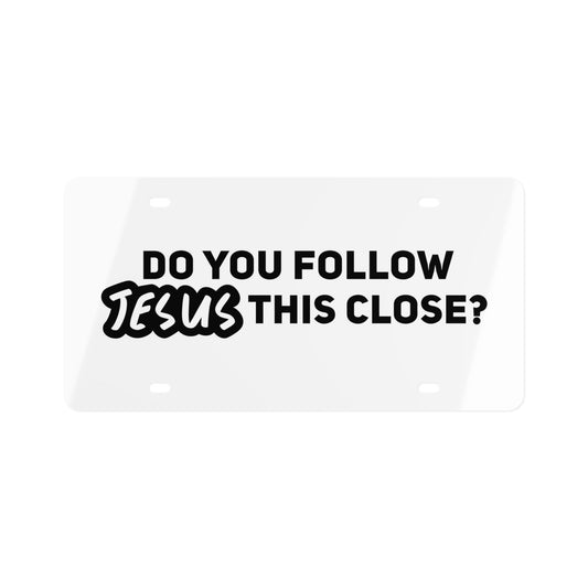 Funny Christian License Plate, Car Accessory for Believers, Gift for Jesus Lovers, Religious Car Decor, Holiday Humor