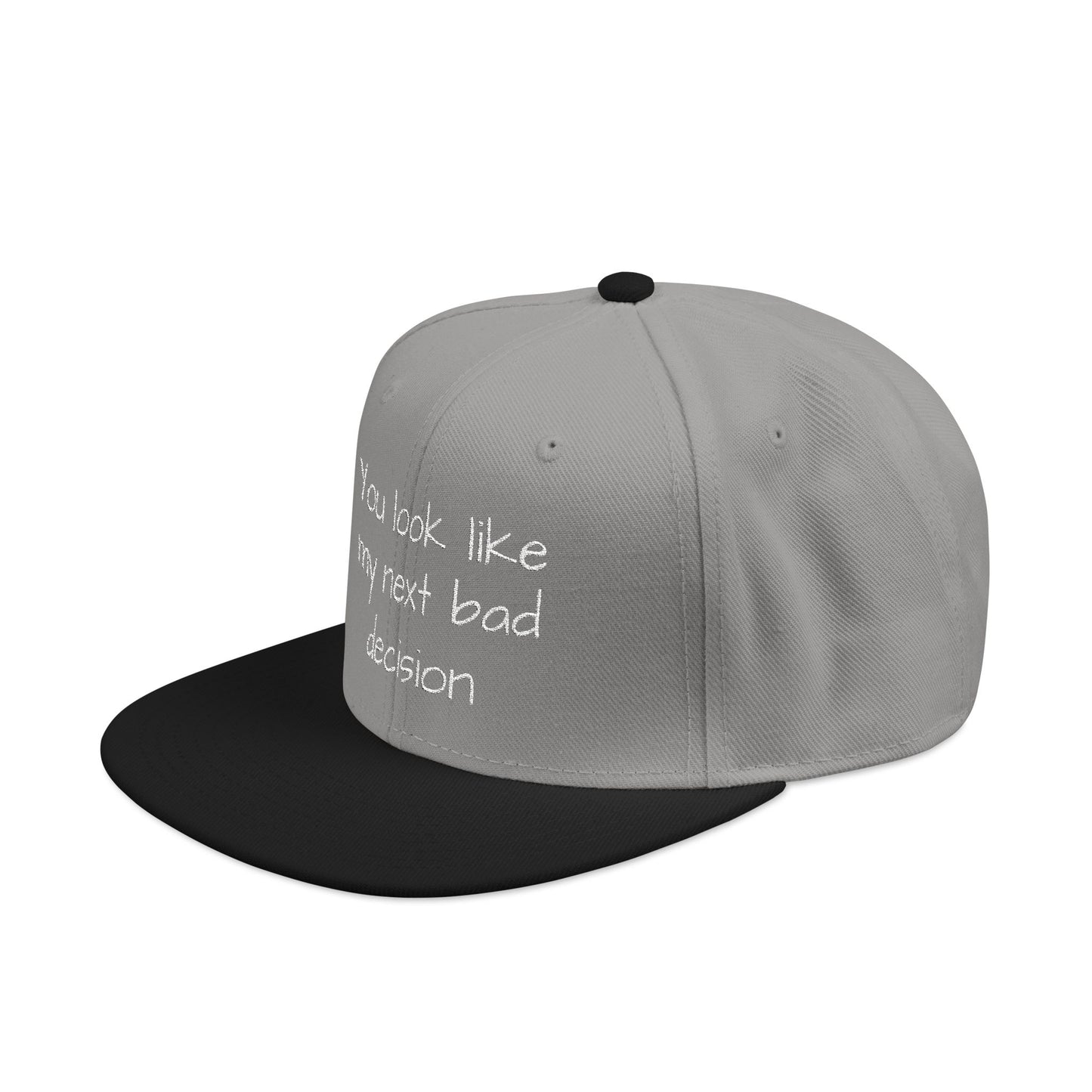 Snapback Hat - Embroidered Cap, Trendy Hat, Streetwear Accessory, Gift for Him, Stylish Headwear, funny hat