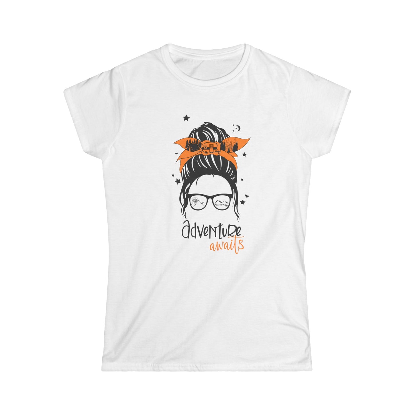 Adventure Awaits Women's Softstyle Tee - Perfect for Animal Lovers